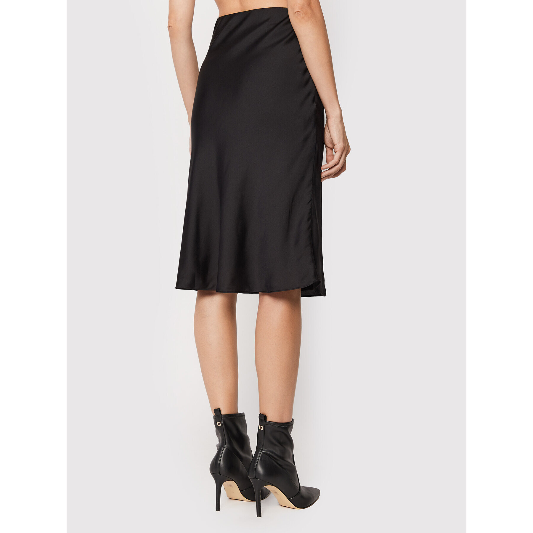Guess Миди пола W2YD25 WD8G2 Черен Regular Fit - Pepit.bg