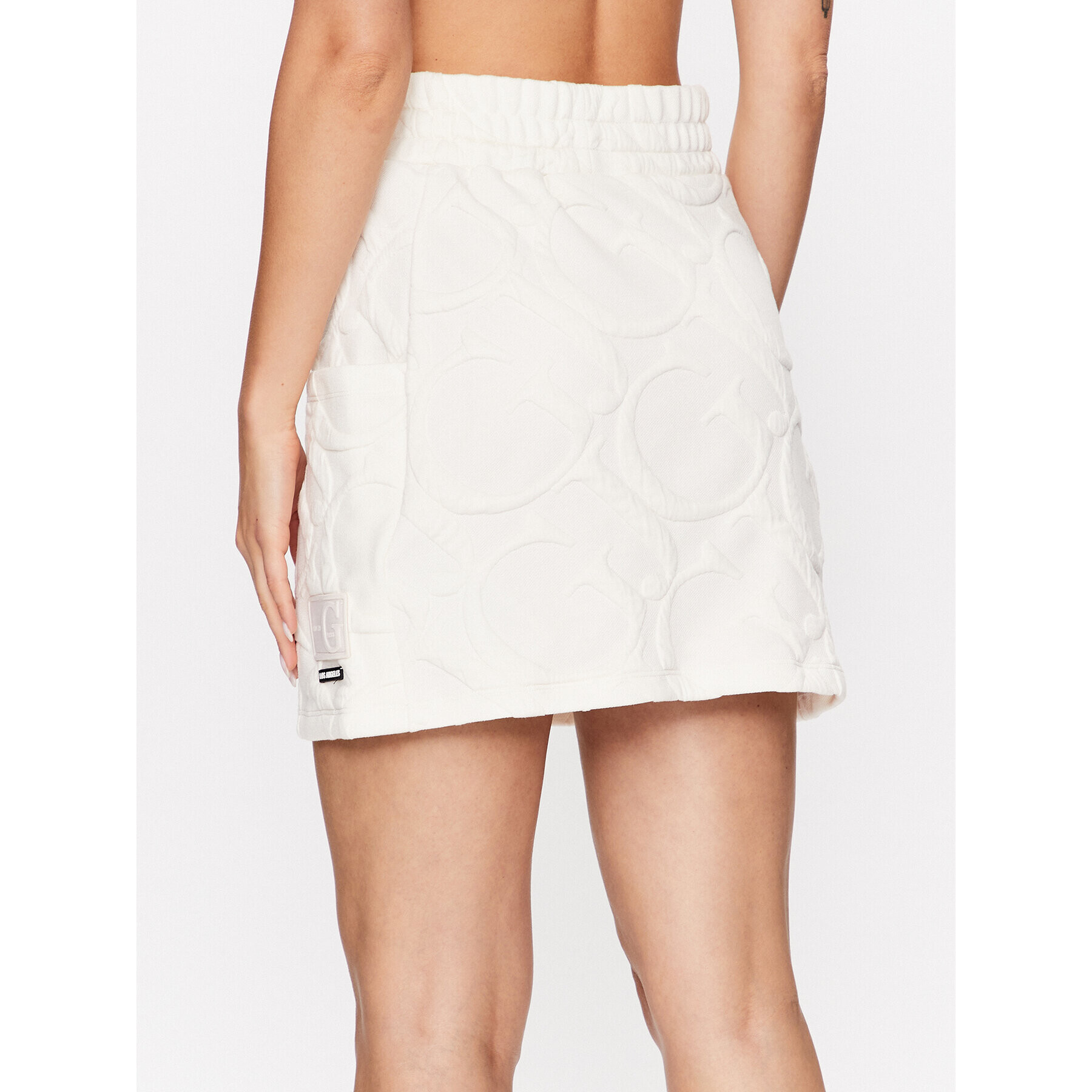 Guess Мини пола Adelaide V3GD17 KBIN0 Бежов Regular Fit - Pepit.bg