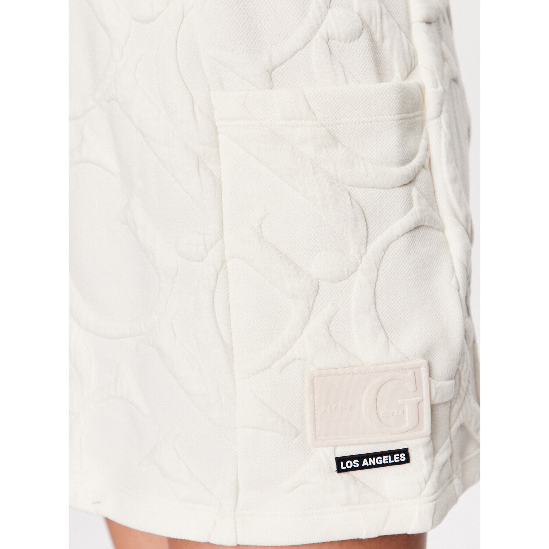 Guess Мини пола Adelaide V3GD17 KBIN0 Бежов Regular Fit - Pepit.bg