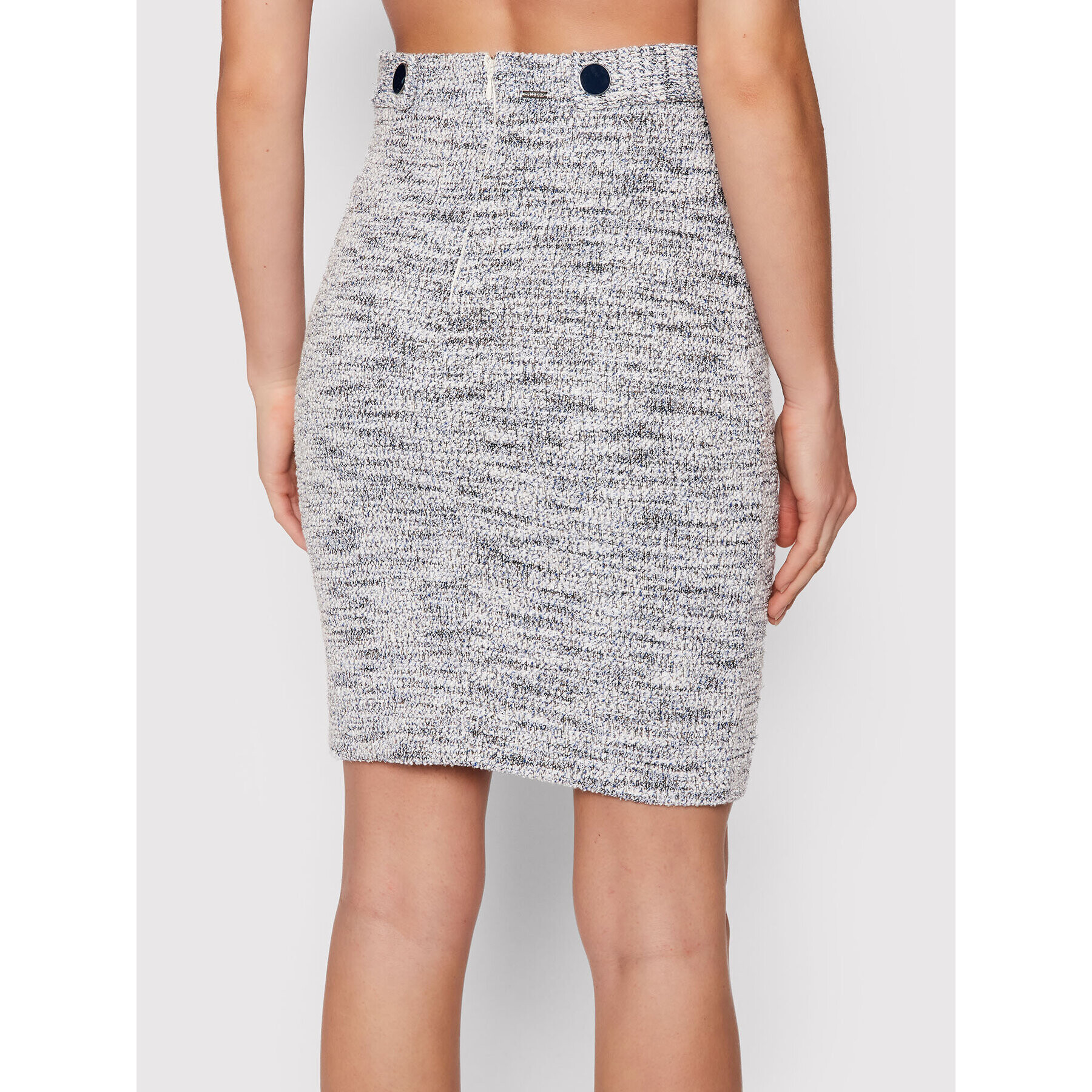 Guess Мини пола Elis W1BD13 KAUN0 Син Slim Fit - Pepit.bg