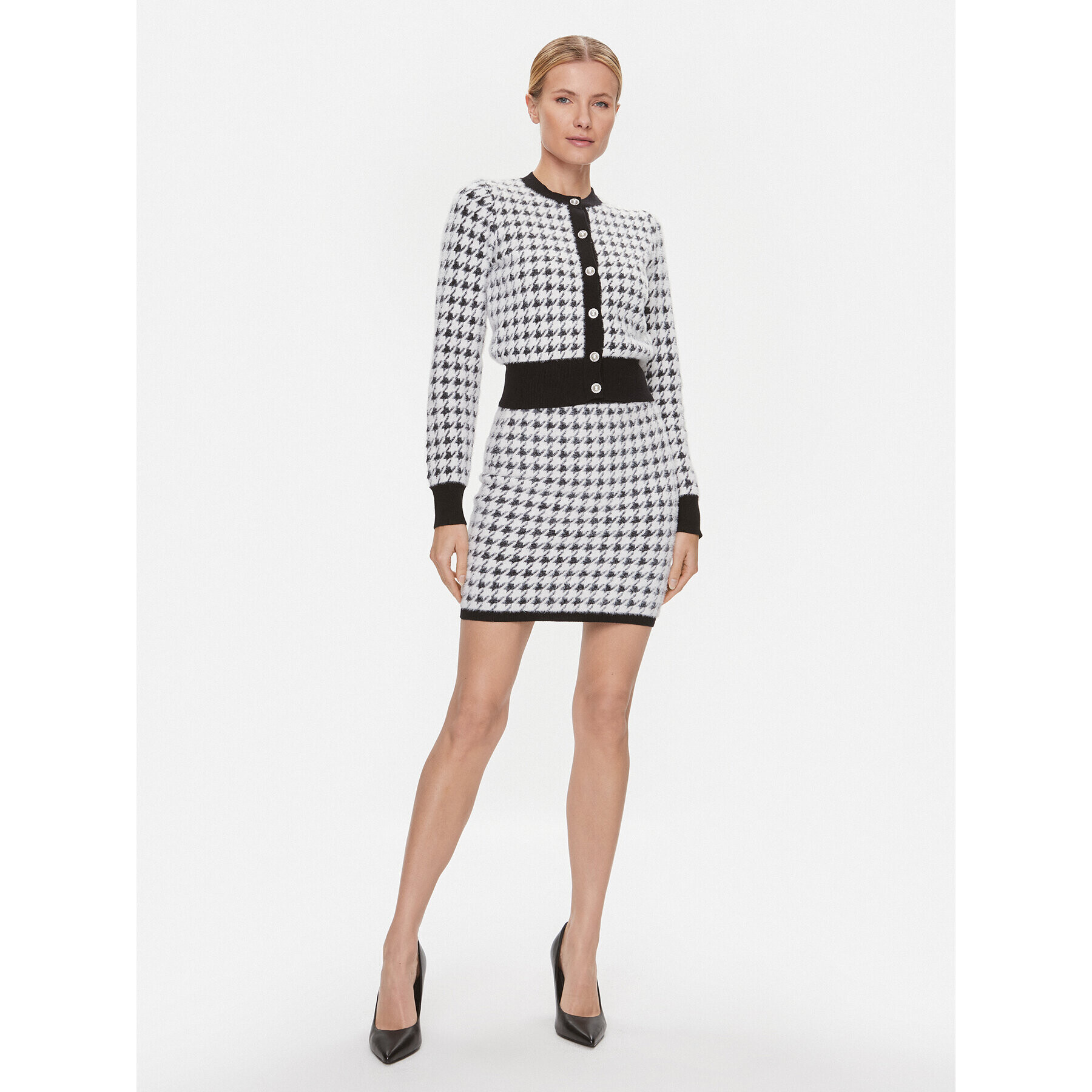 Guess Мини пола W4RD65 Z3DA0 Черен Regular Fit - Pepit.bg