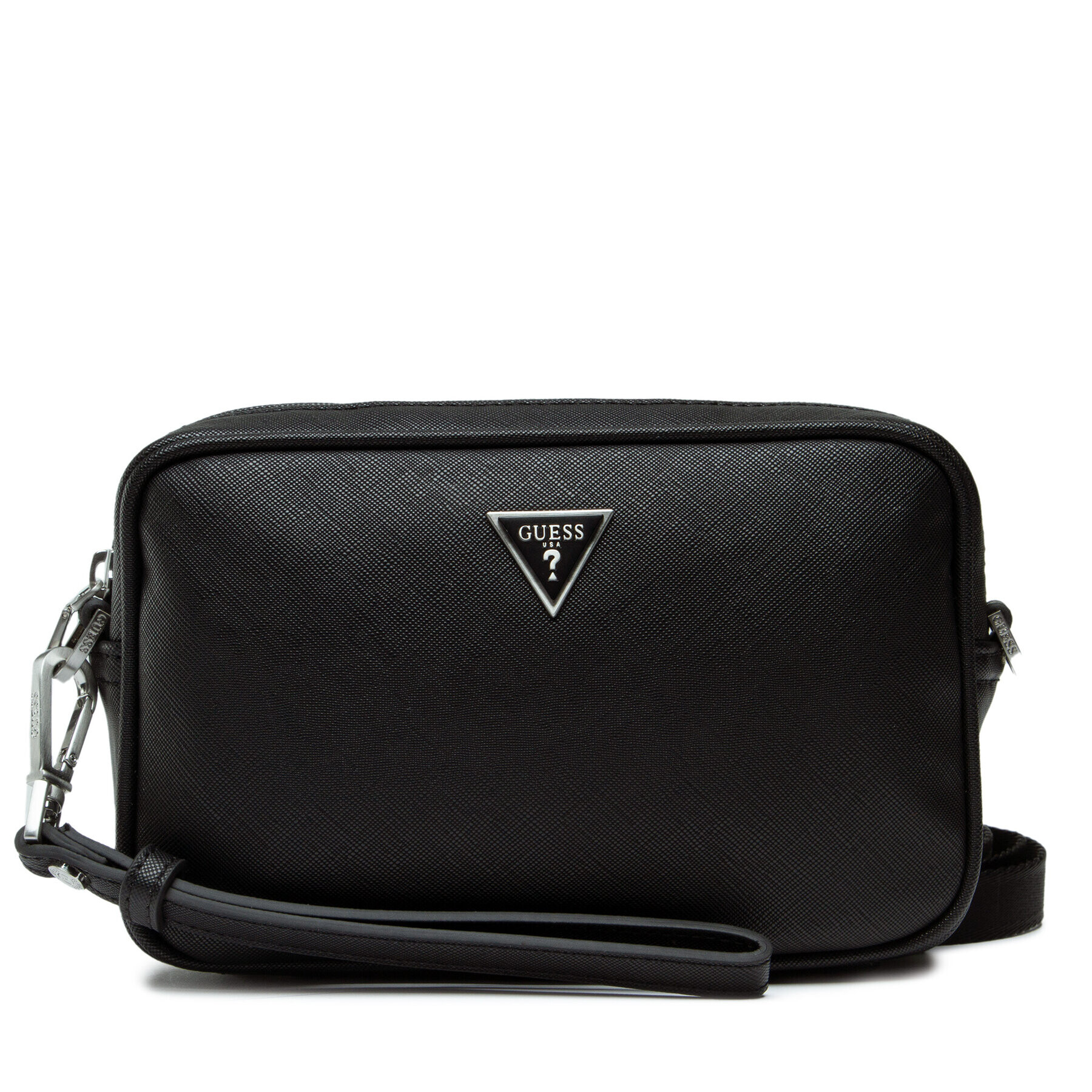 Guess Мъжка чантичка Certosa Sffno Sml Necessaire HMCERT P2244 Черен - Pepit.bg