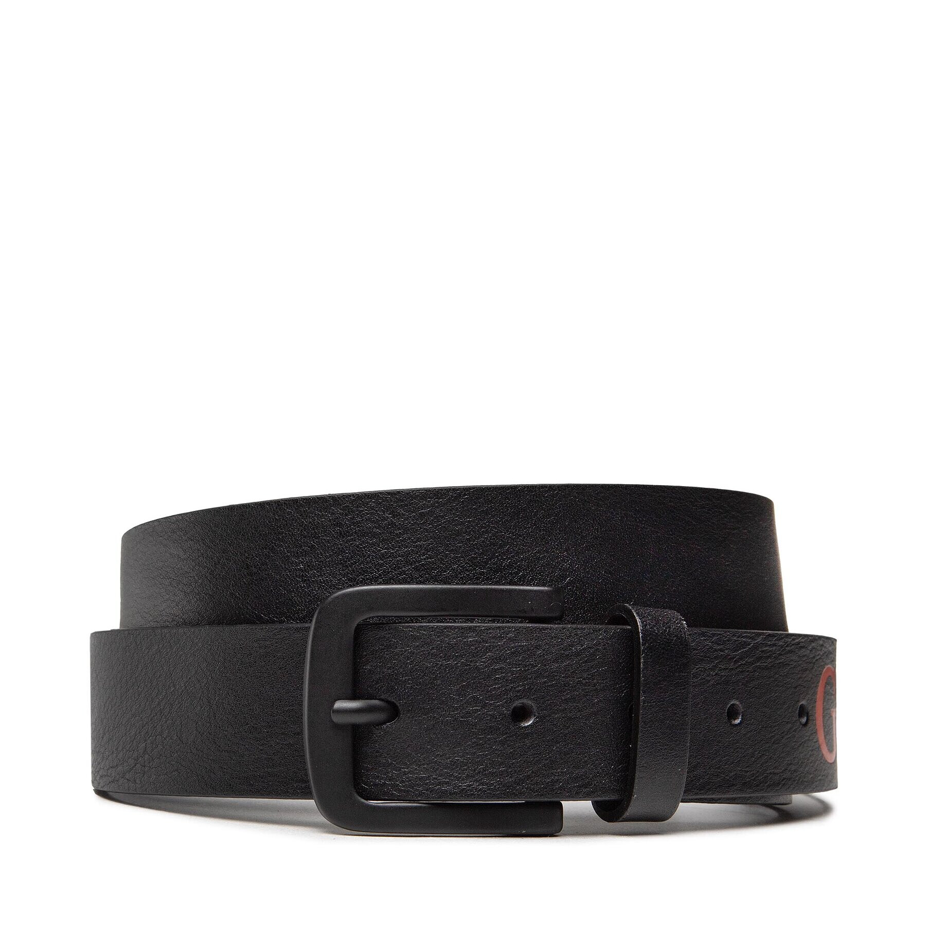 Guess Мъжки колан Colored Logo Belt M3RZ13 L0S90 Черен - Pepit.bg