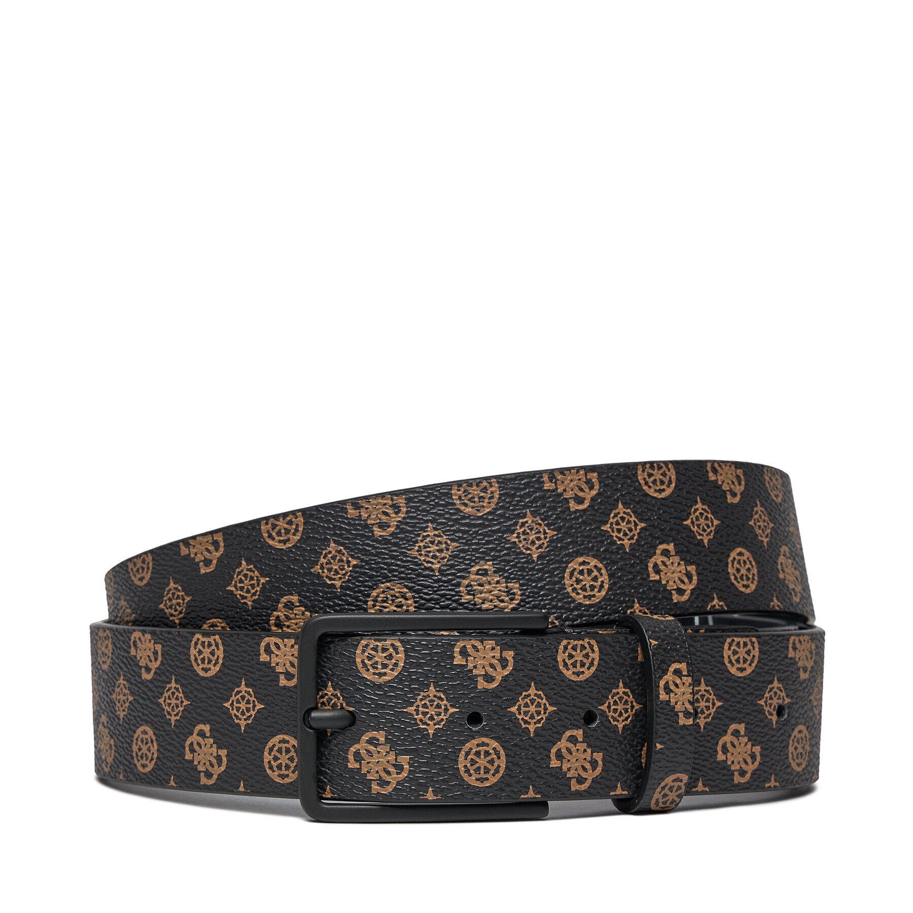 Guess Мъжки колан Micro Peony Eco Belts BM7793 P4135 Кафяв - Pepit.bg