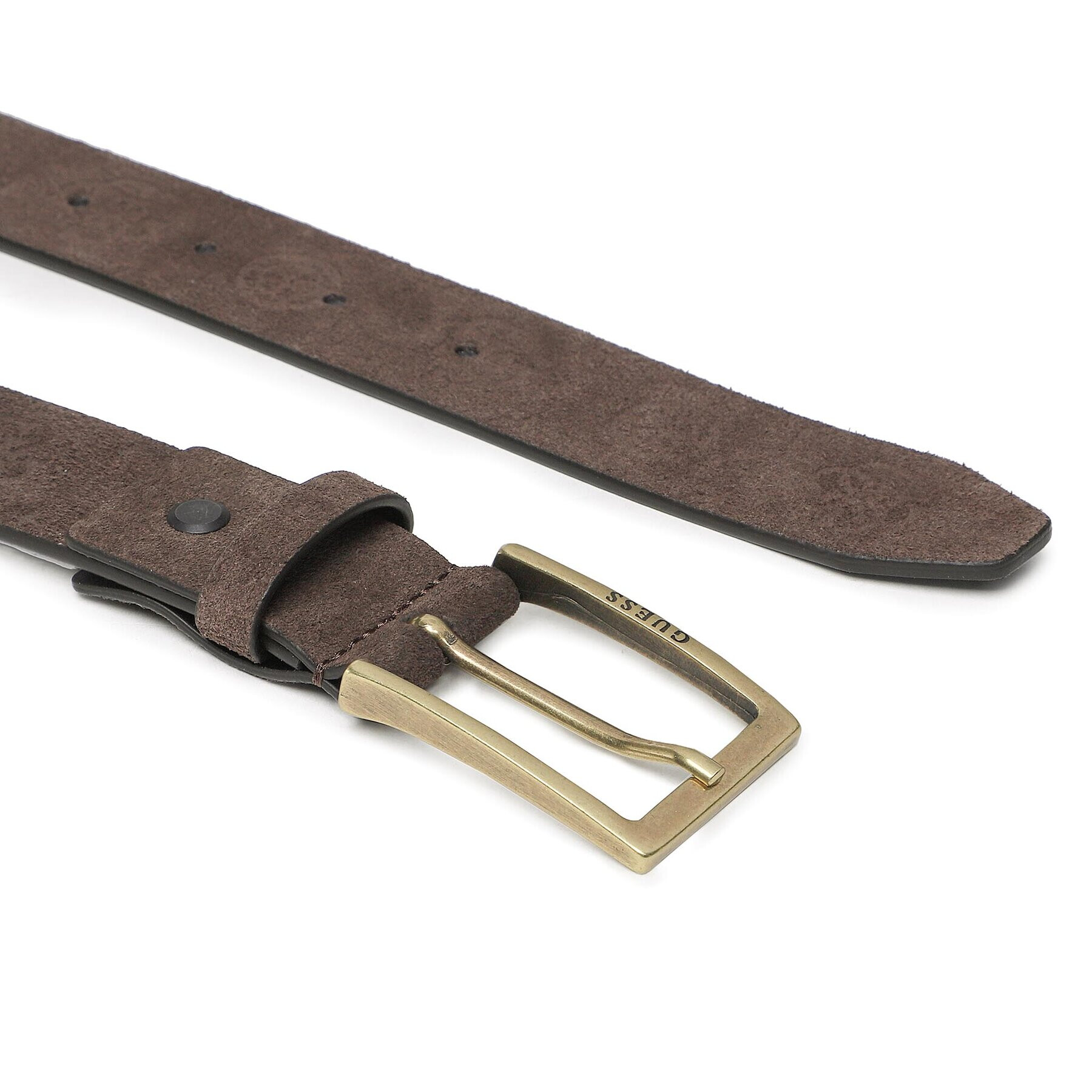Guess Мъжки колан Not Coordinated Belts BM7694 LEA35 Кафяв - Pepit.bg