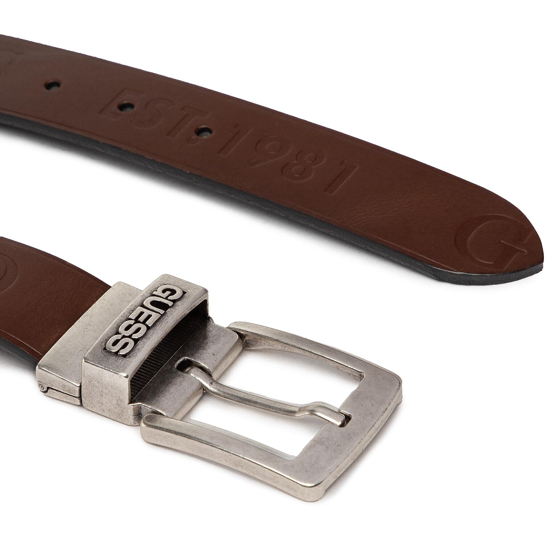 Guess Мъжки колан Reversible Belt M3RZ12 L0S80 Черен - Pepit.bg