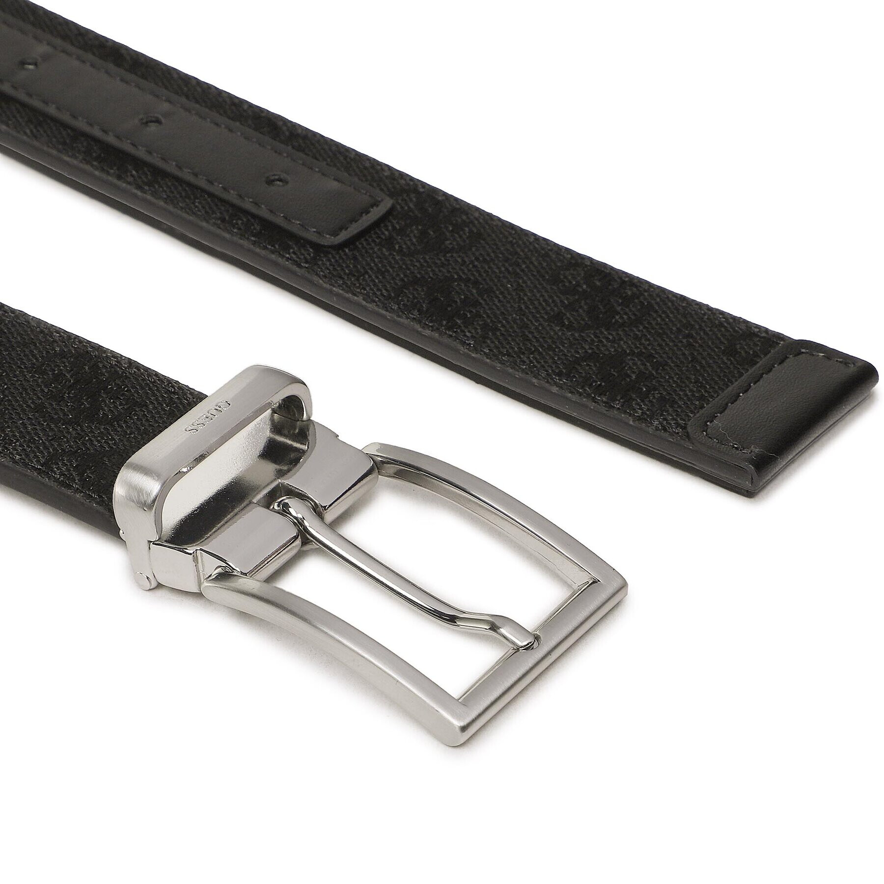 Guess Мъжки колан Strave Belts BM7656 POL35 Черен - Pepit.bg