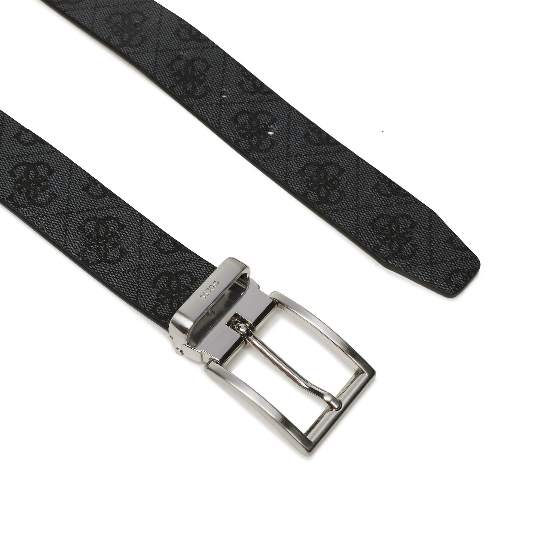 Guess Мъжки колан Vezzola Belts BM7541 LEA35 Черен - Pepit.bg