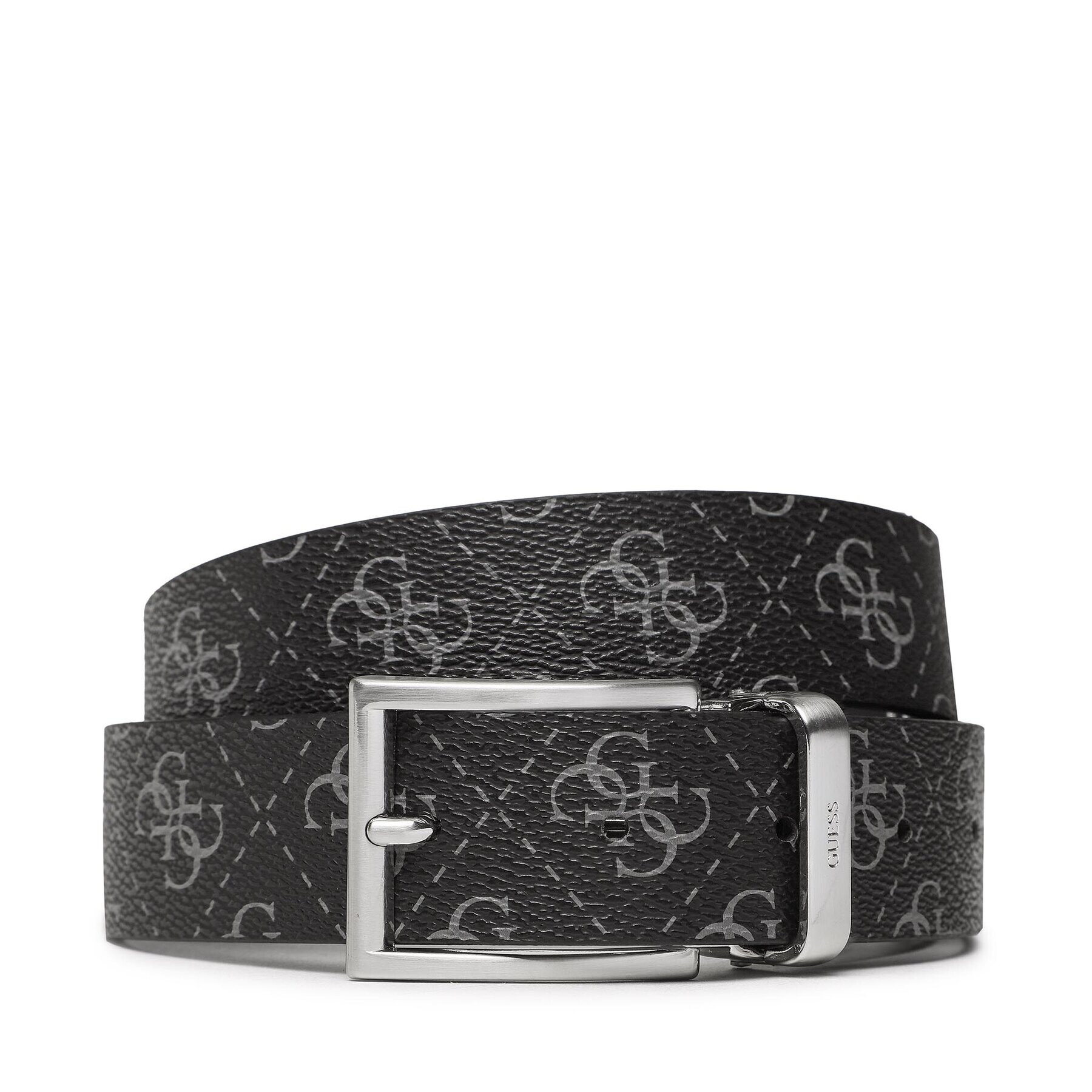 Guess Мъжки колан Vezzola Belts BM7543 LEA35 Черен - Pepit.bg