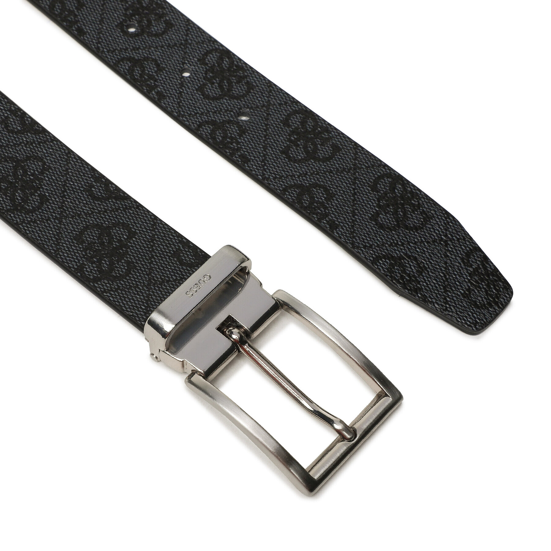 Guess Мъжки колан Vezzola Belts BM7543 LEA35 Черен - Pepit.bg