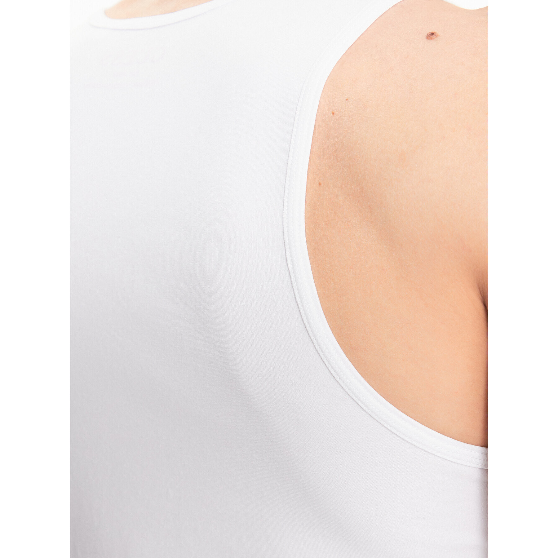 Guess Мъжки топ U97M02 K6YW1 Бял Regular Fit - Pepit.bg