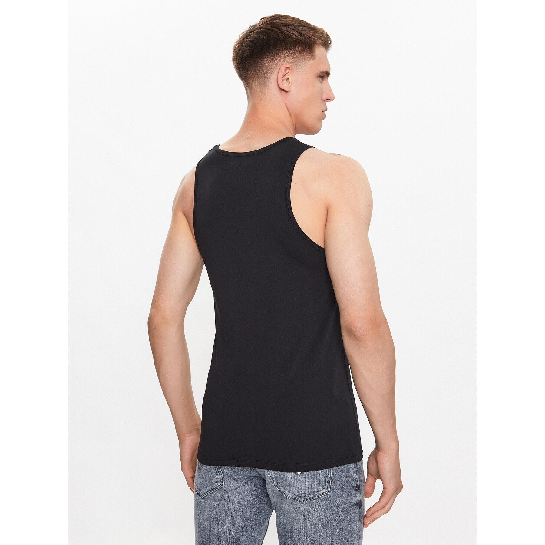 Guess Мъжки топ U97M02 K6YW1 Черен Regular Fit - Pepit.bg