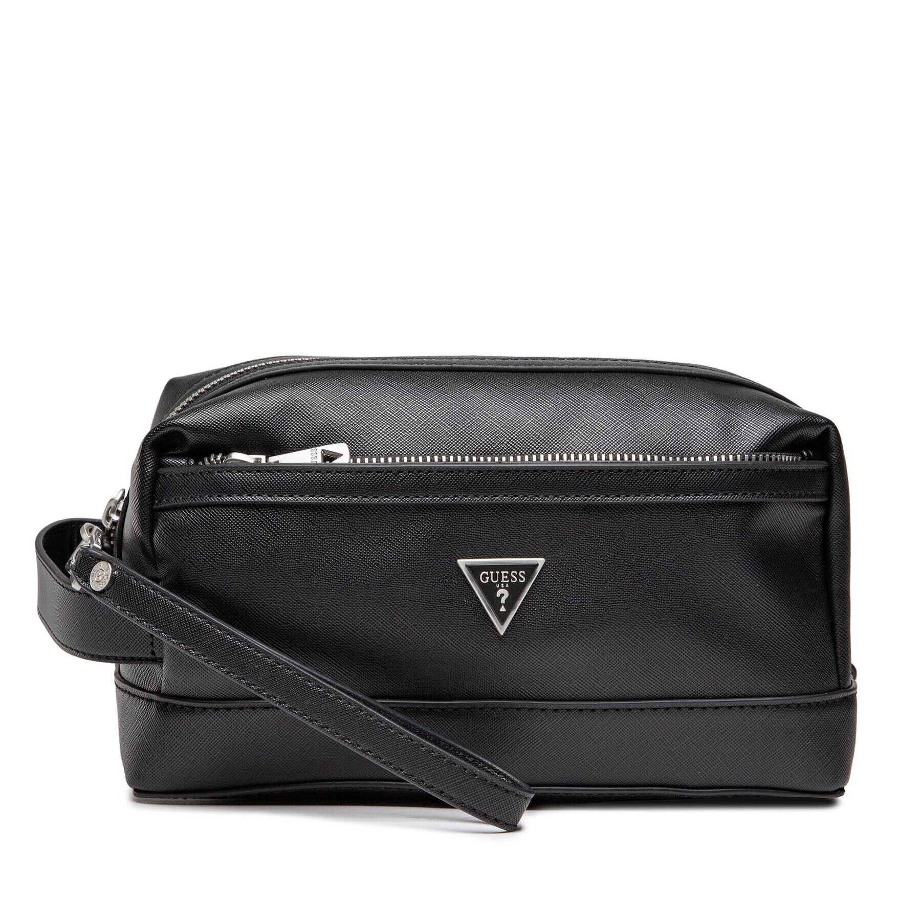 Guess Несесер Certosa Saffiano HMCERT P2243 Черен - Pepit.bg