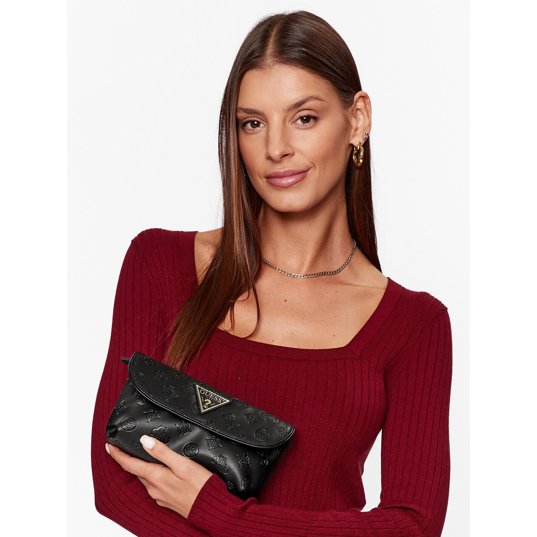 Guess Несесер TWD745 20640 Черен - Pepit.bg