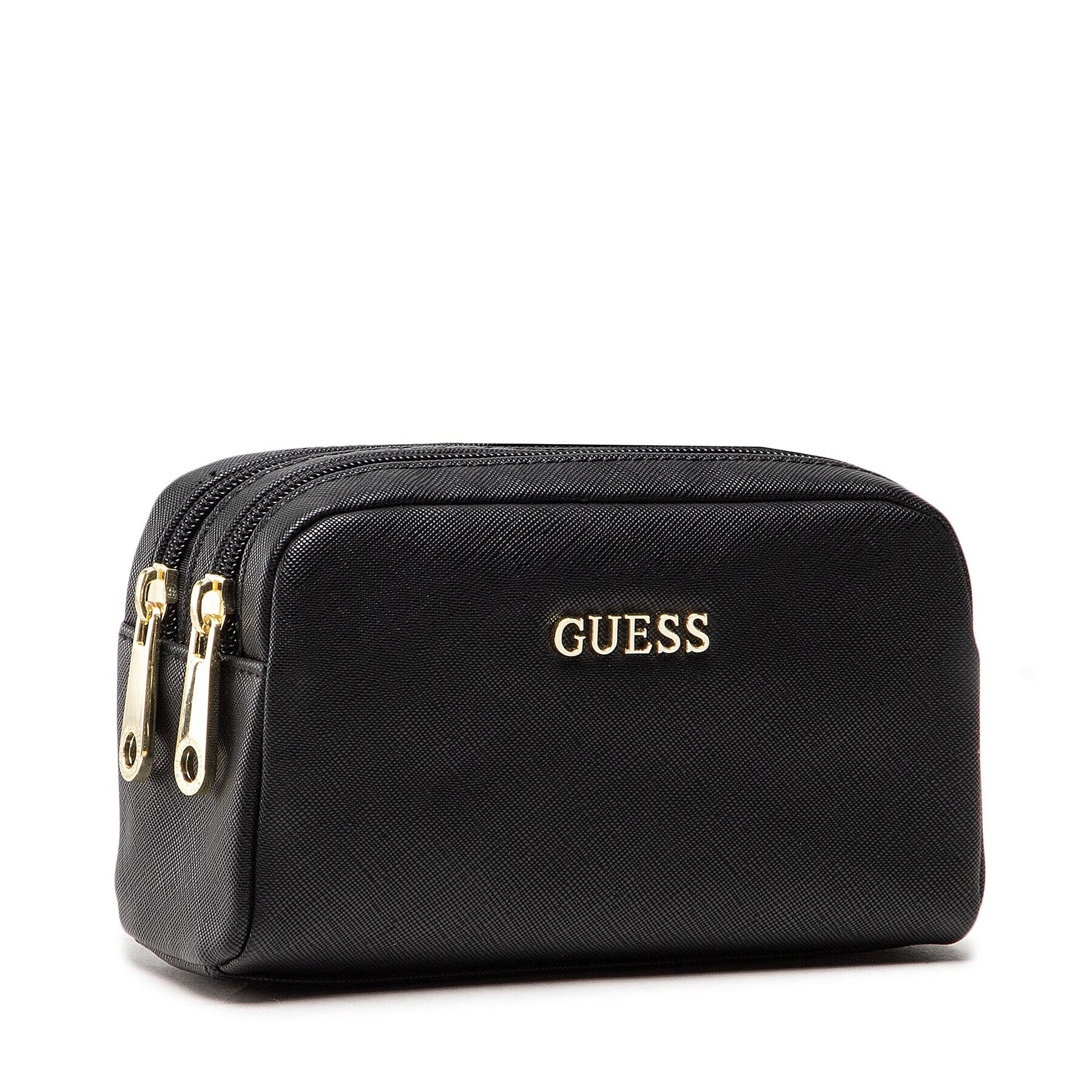 Guess Несесер Vanille Double Zip PWVANI P2173 Черен - Pepit.bg