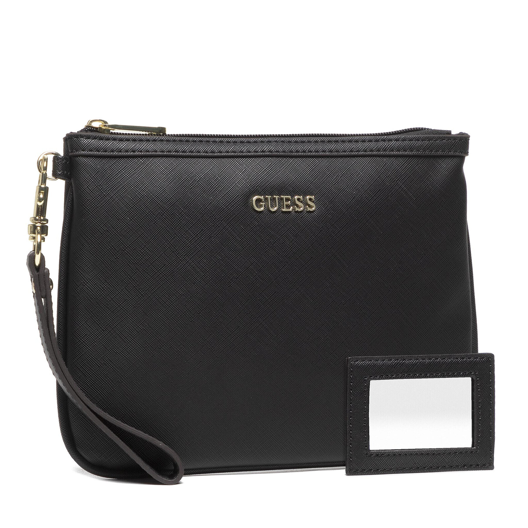 Guess Несесер Vanille Flat Top Zip PWVANI P2102 Черен - Pepit.bg