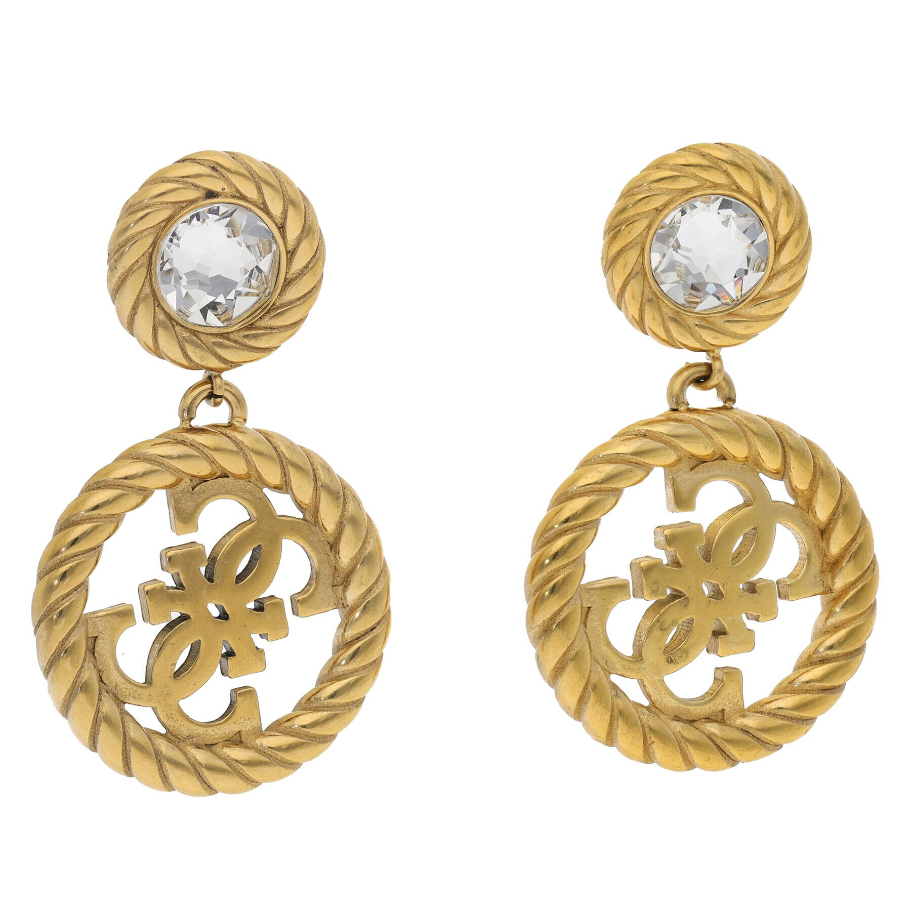 Guess Обици JUBE01 008JW Златист - Pepit.bg