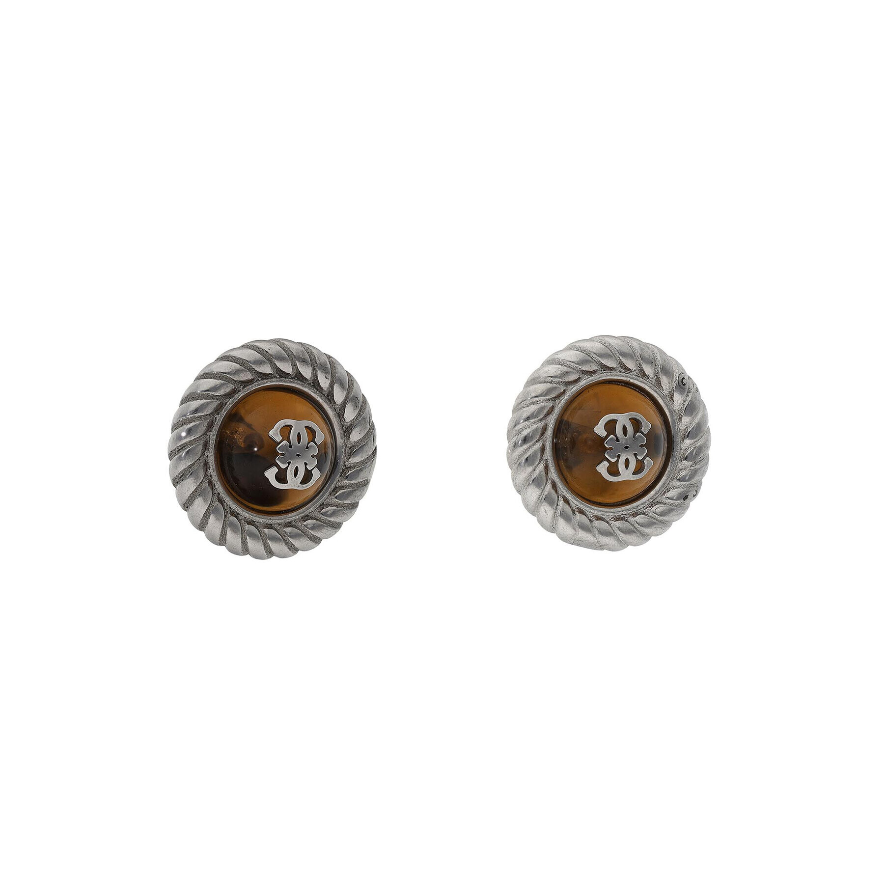 Guess Обици JUBE01 010JW Сребрист - Pepit.bg