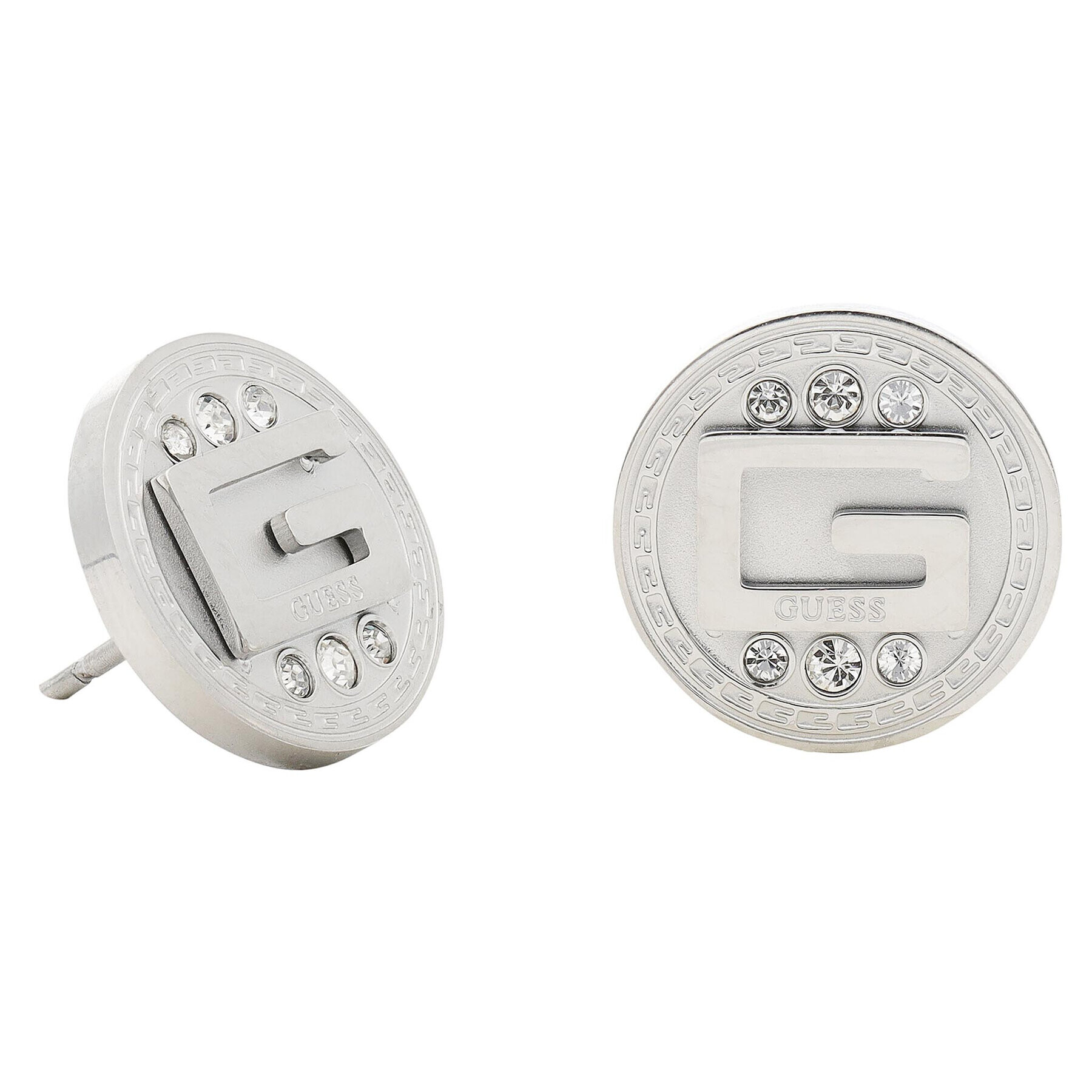 Guess Обици JUBE01 028JW RH Сребрист - Pepit.bg