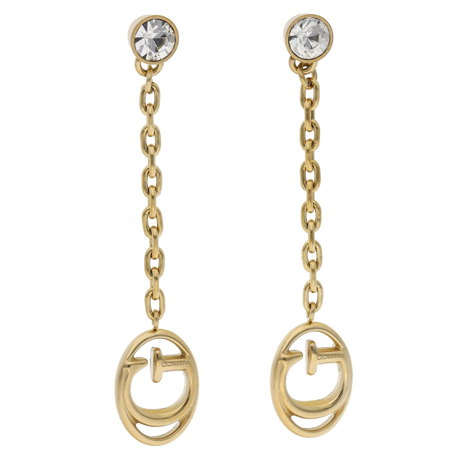 Guess Обици JUBE01 040JW YG Златист - Pepit.bg