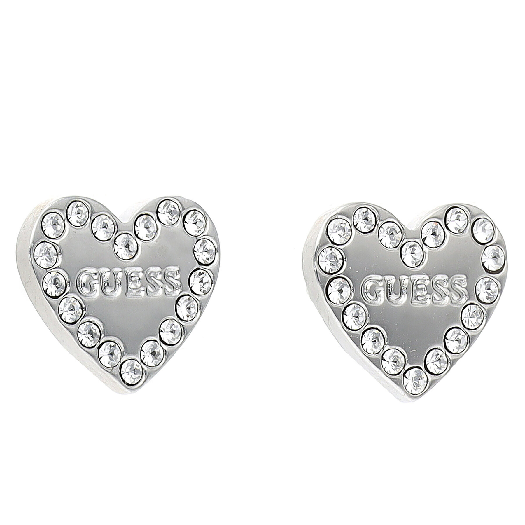 Guess Обици JUBE01 082JW Сребрист - Pepit.bg