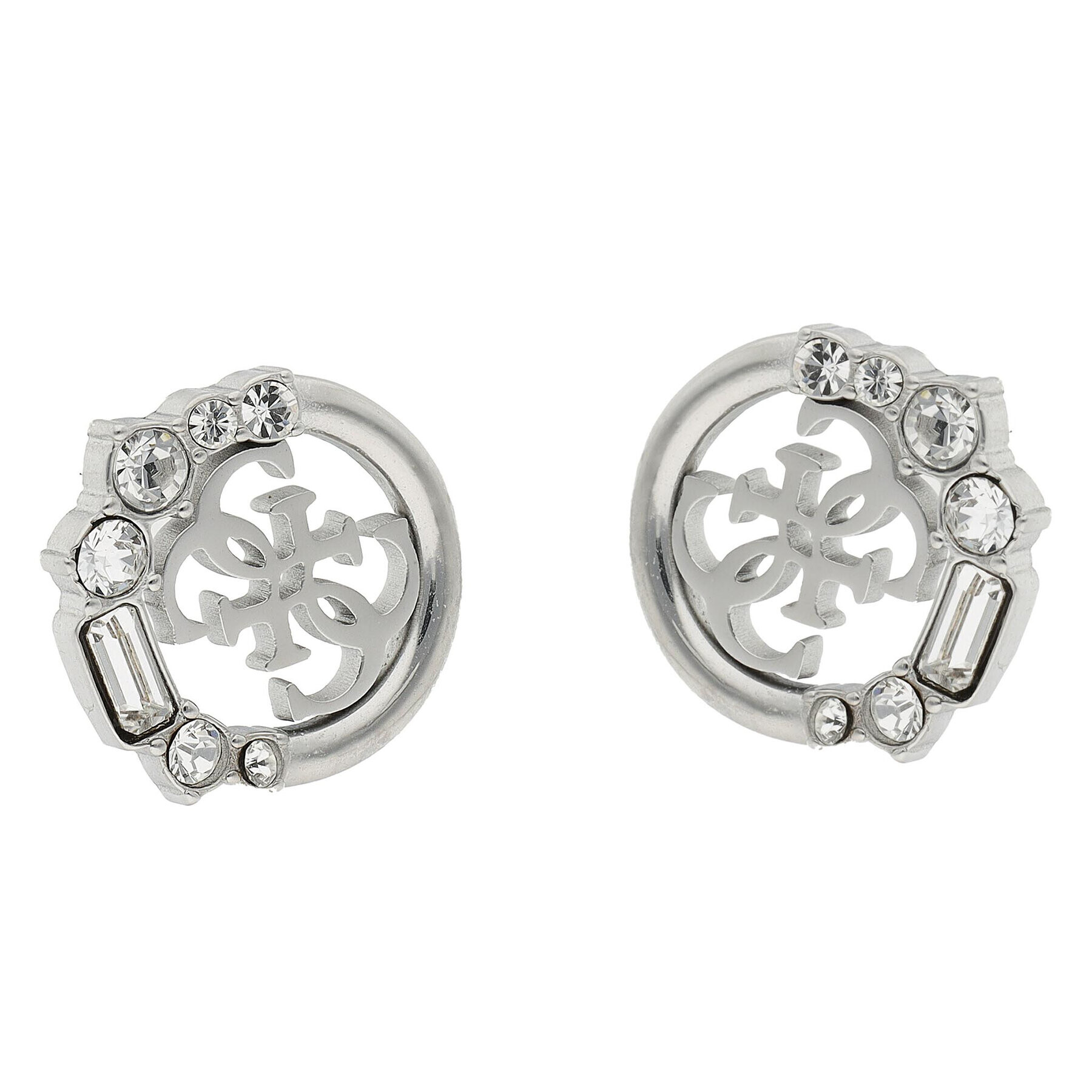 Guess Обици JUBE01 114JW Сребрист - Pepit.bg