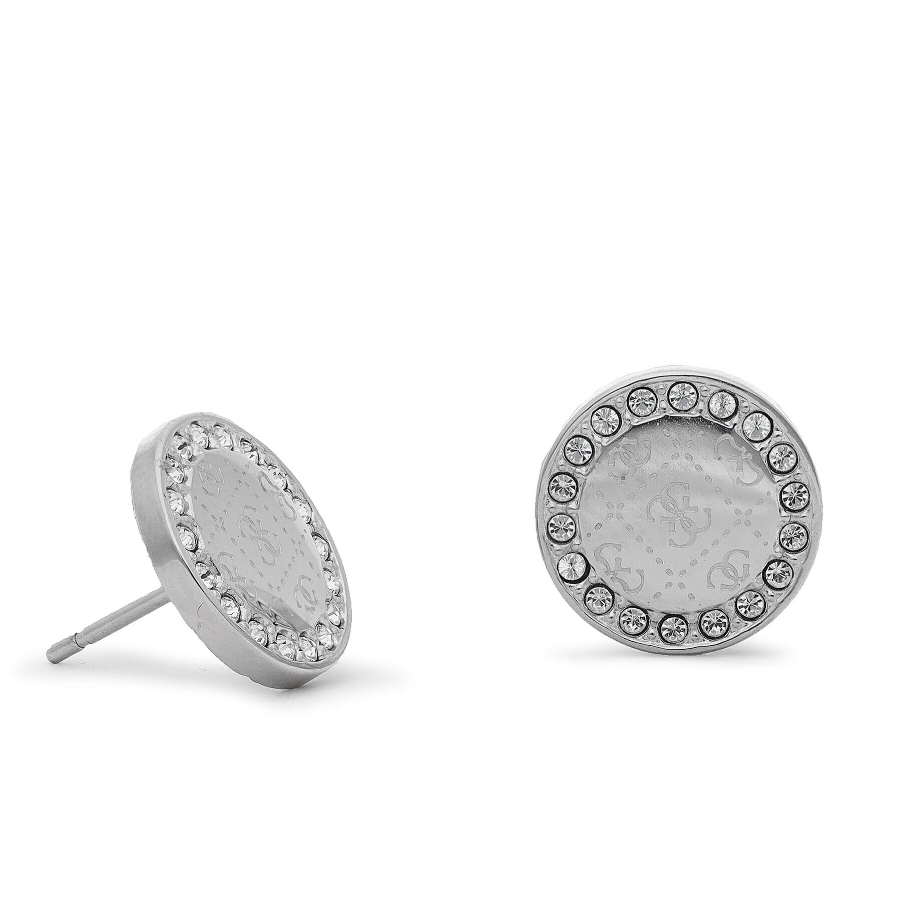 Guess Обици JUBE01 161JW Сребрист - Pepit.bg