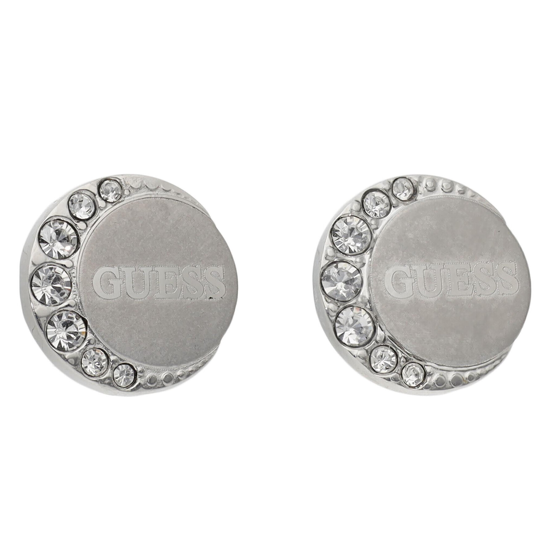Guess Обици JUBE01 195JW Сребрист - Pepit.bg