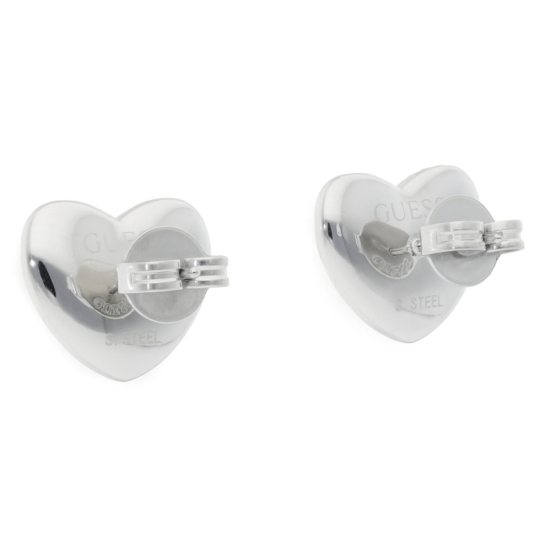 Guess Обици JUBE01 445JW Сребрист - Pepit.bg