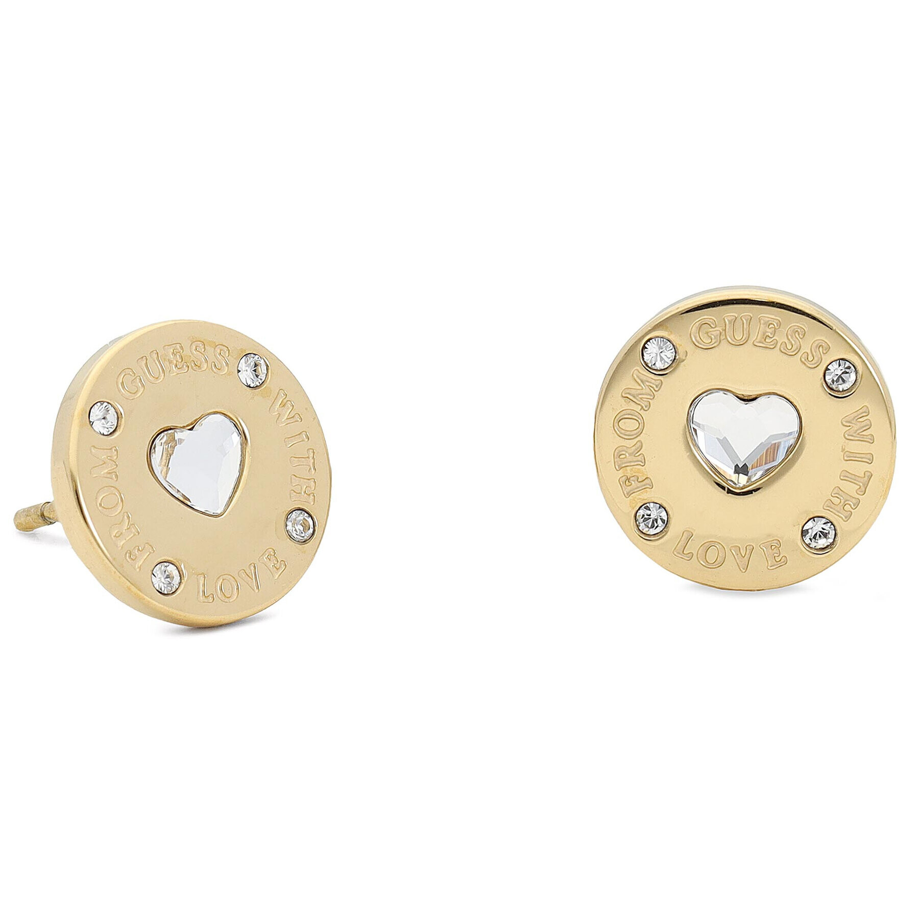 Guess Обици JUBE70 037JW Златист - Pepit.bg