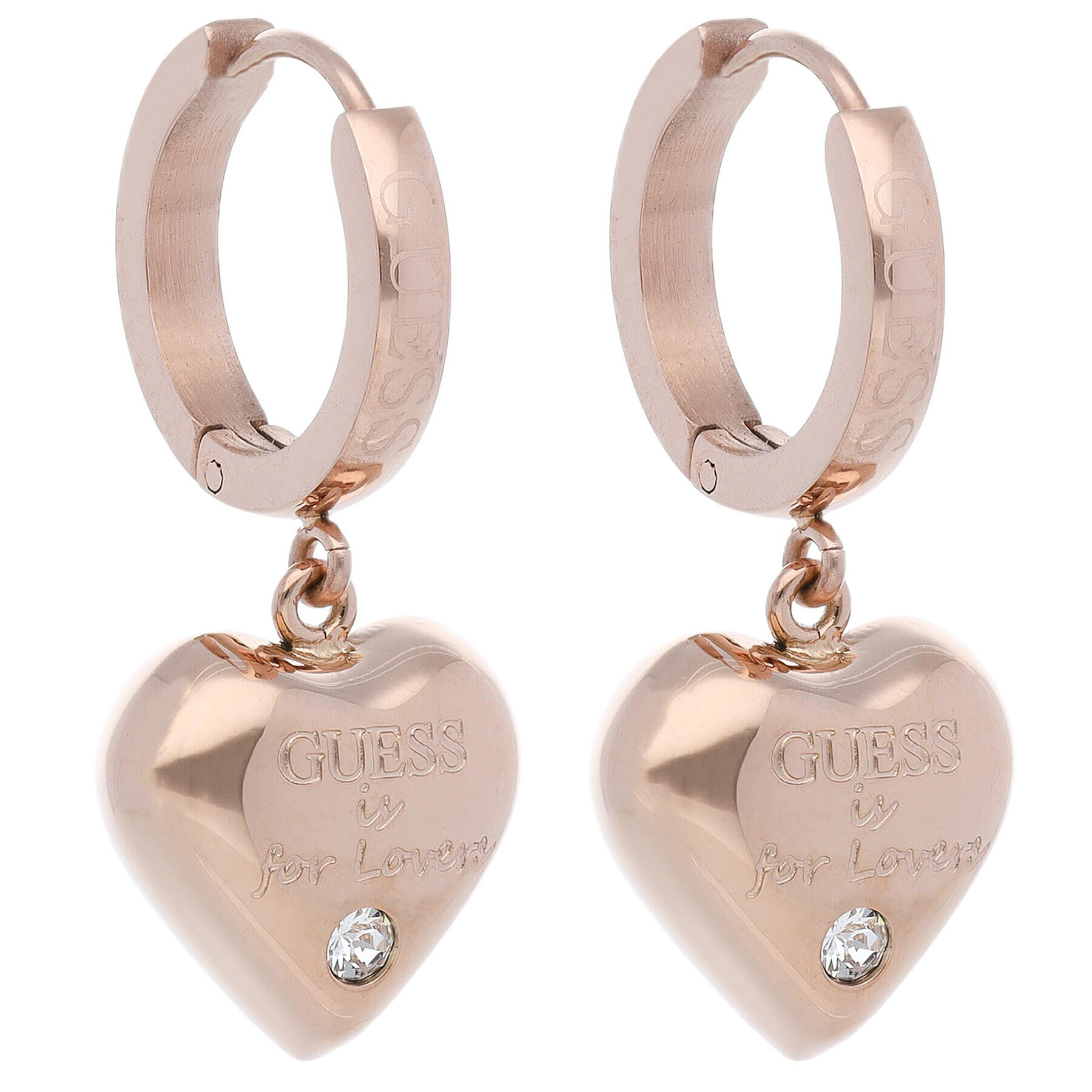 Guess Обици JUBE70 112JW Златист - Pepit.bg