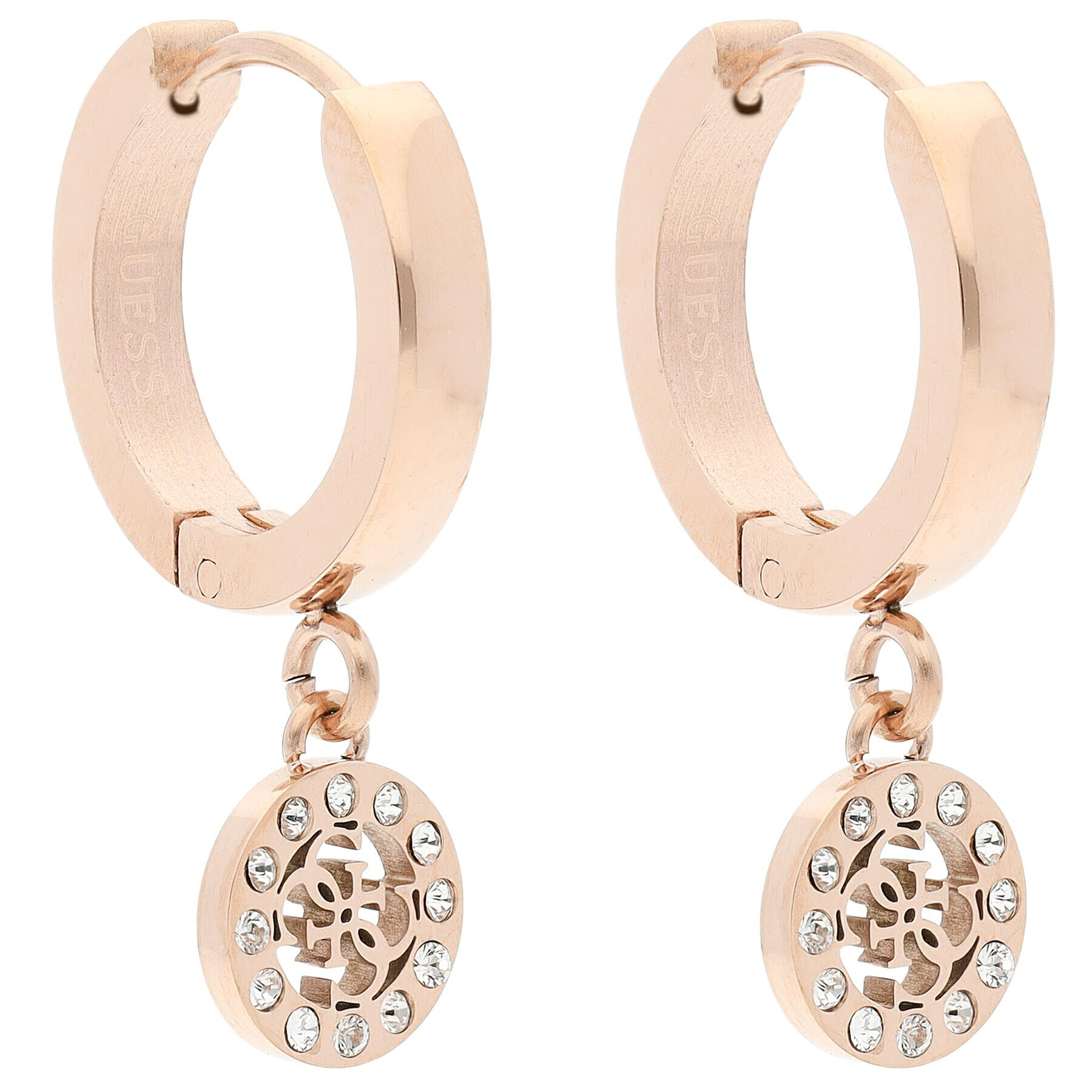 Guess Обици JUBE79 044JW Розов - Pepit.bg