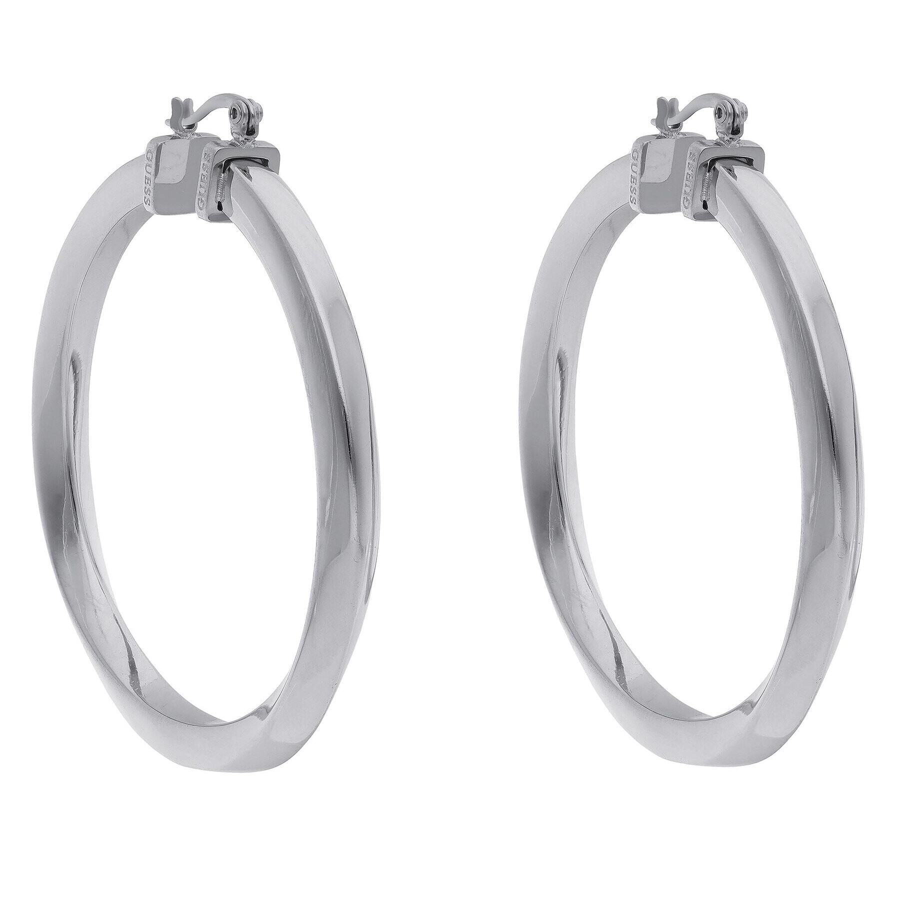 Guess Обици JUBE01 484JW Сребрист - Pepit.bg
