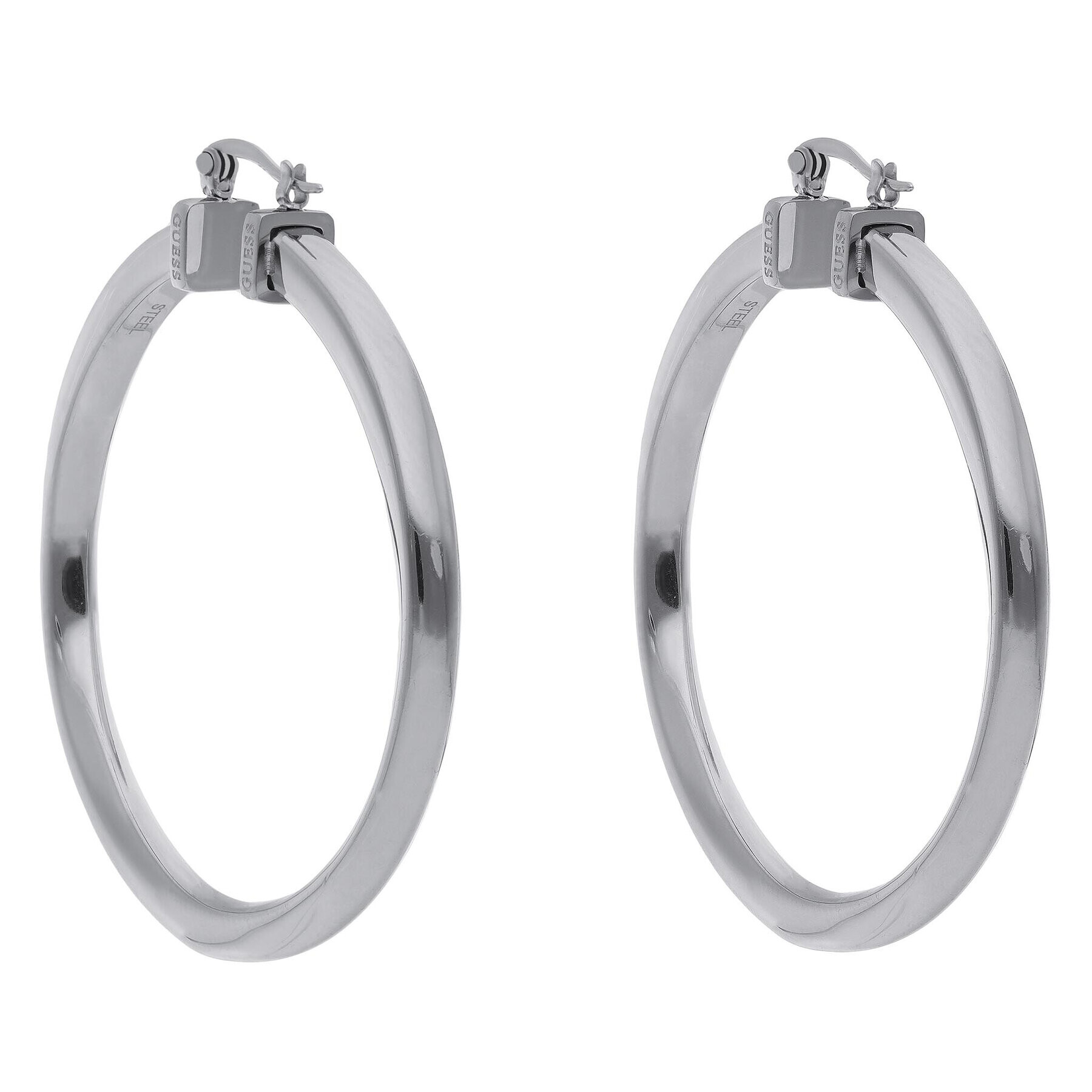 Guess Обици JUBE01 484JW Сребрист - Pepit.bg