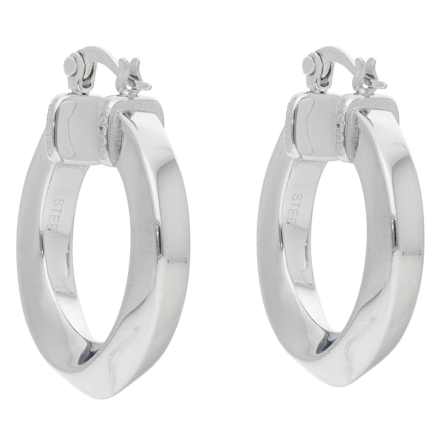 Guess Обици JUBE01 485JW Сребрист - Pepit.bg