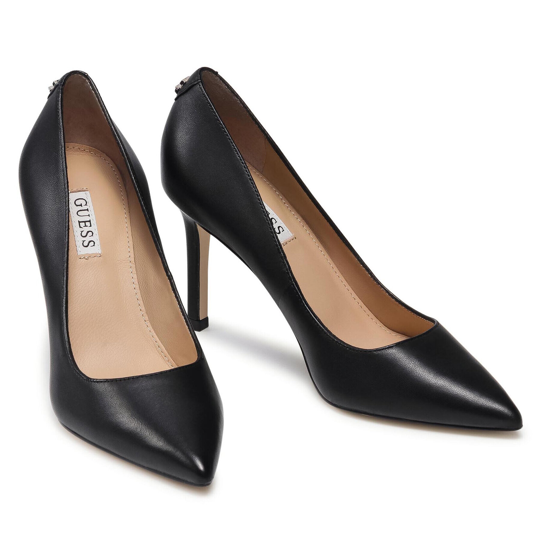 Guess Обувки на ток Dafne 9 FL7DA9 LEA08 Черен - Pepit.bg