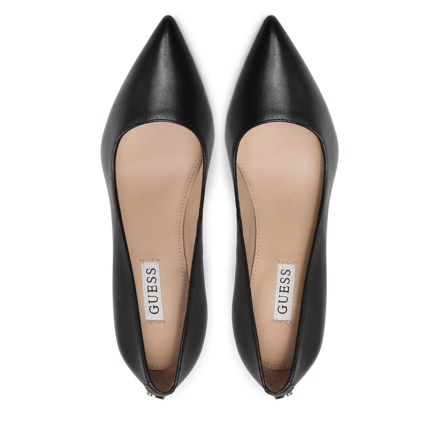 Guess Обувки на ток Dafne 9 FL7DA9 LEA08 Черен - Pepit.bg