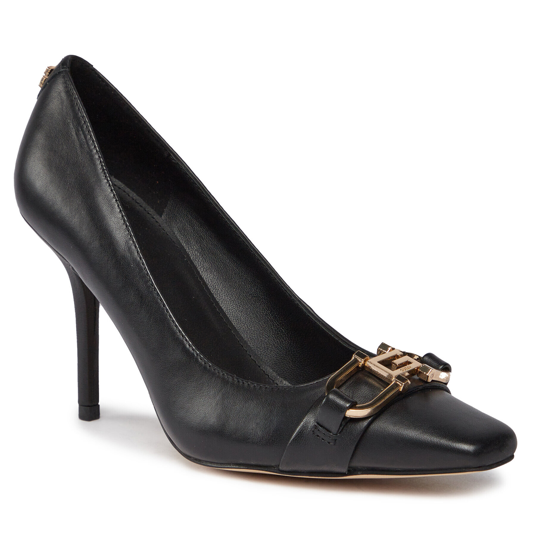 Guess Обувки на ток Elouisa FL8ELU LEA08 Черен - Pepit.bg