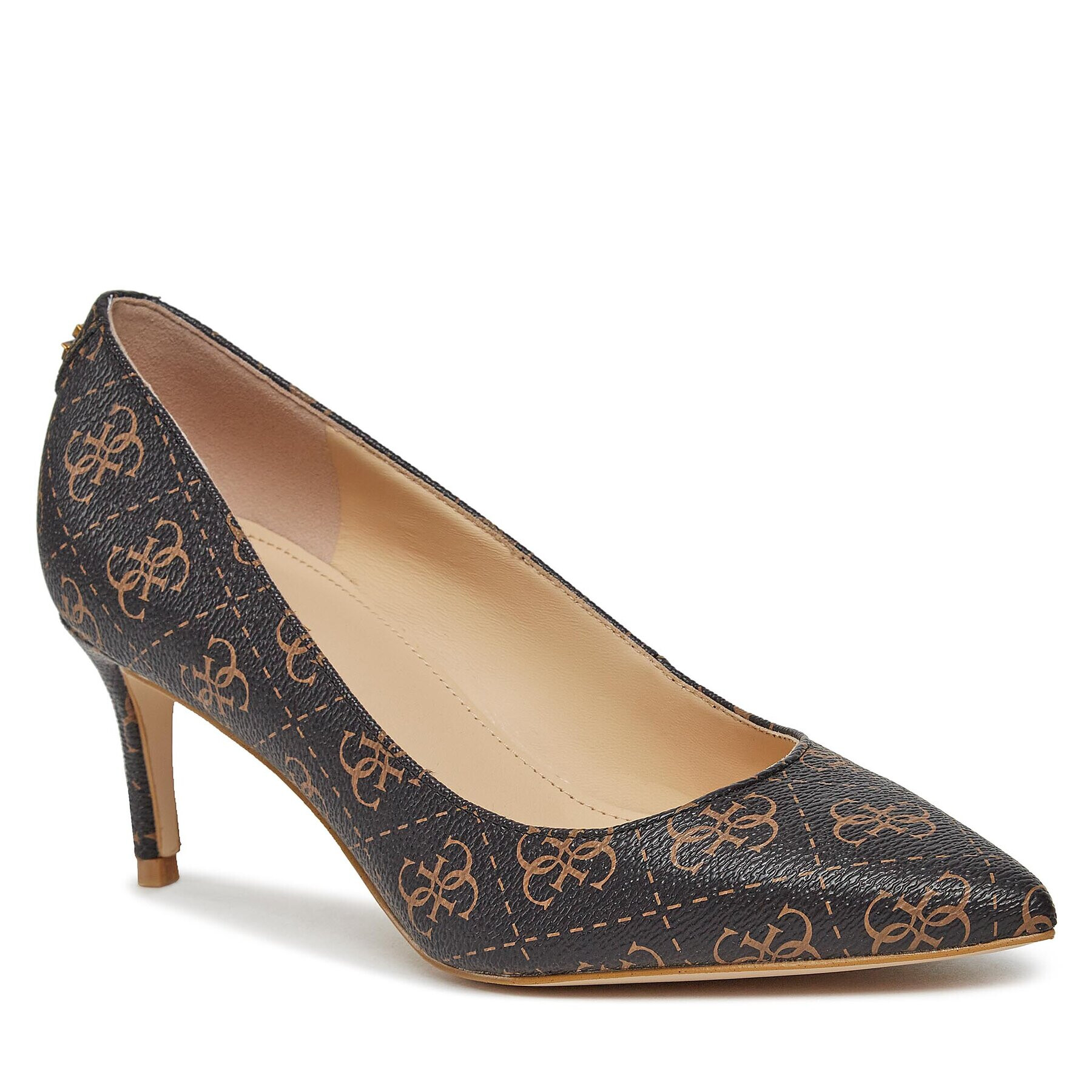 Guess Обувки на ток FL8B3R FAL08 Кафяв - Pepit.bg