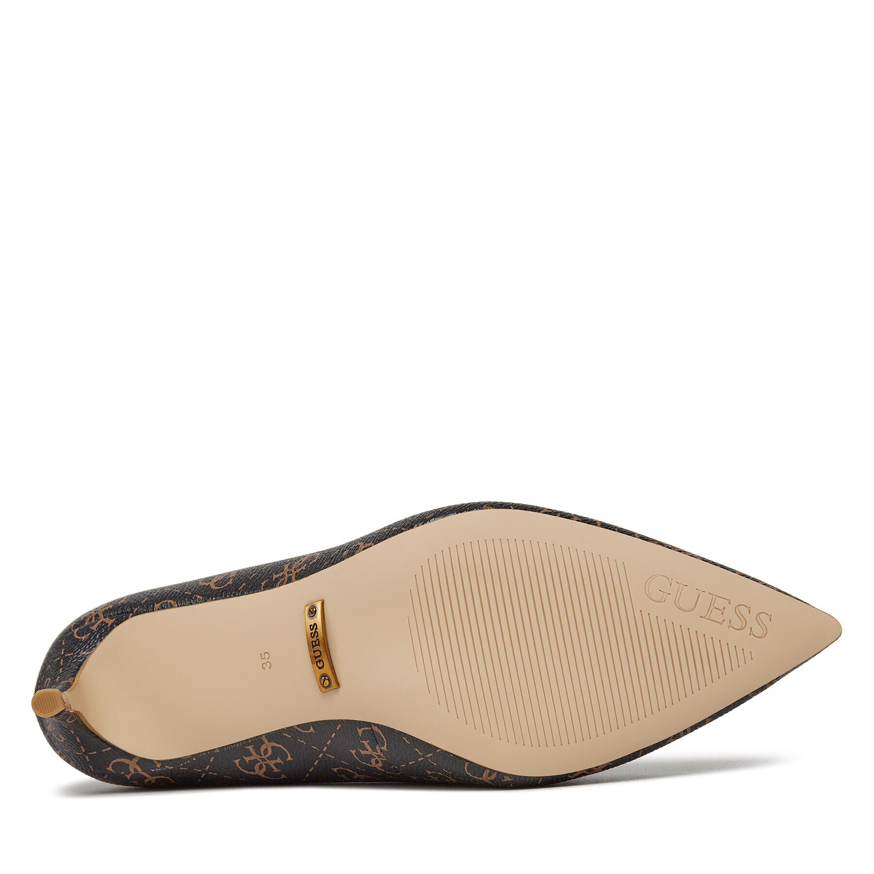 Guess Обувки на ток FL8B3R FAL08 Кафяв - Pepit.bg