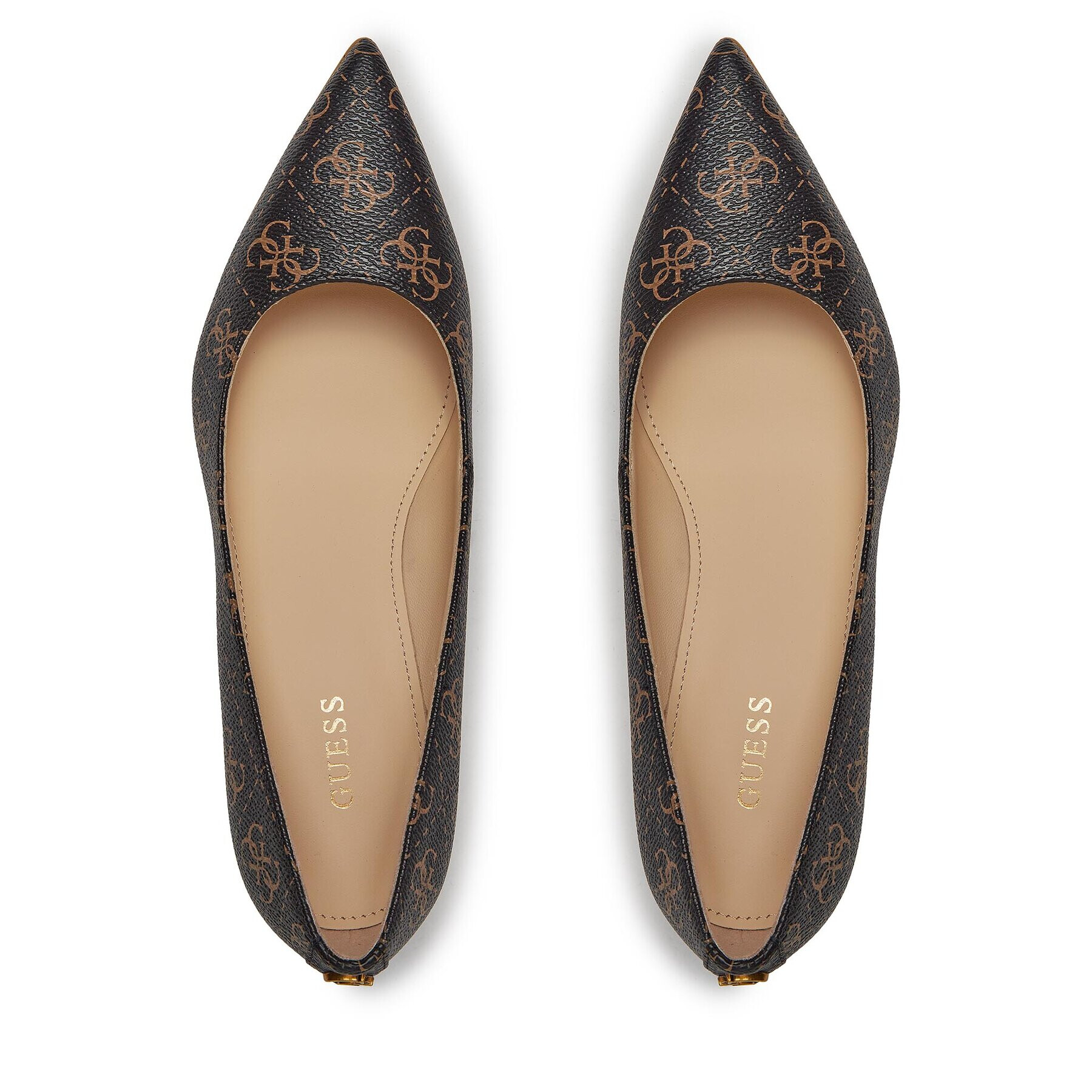 Guess Обувки на ток FL8B3R FAL08 Кафяв - Pepit.bg