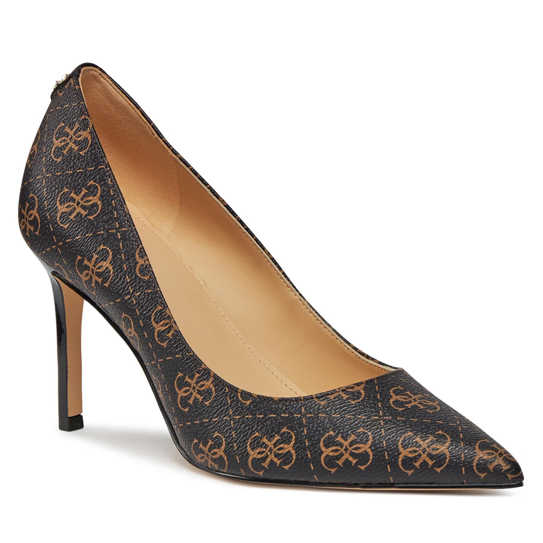 Guess Обувки на ток FL8D11 FAL08 Кафяв - Pepit.bg