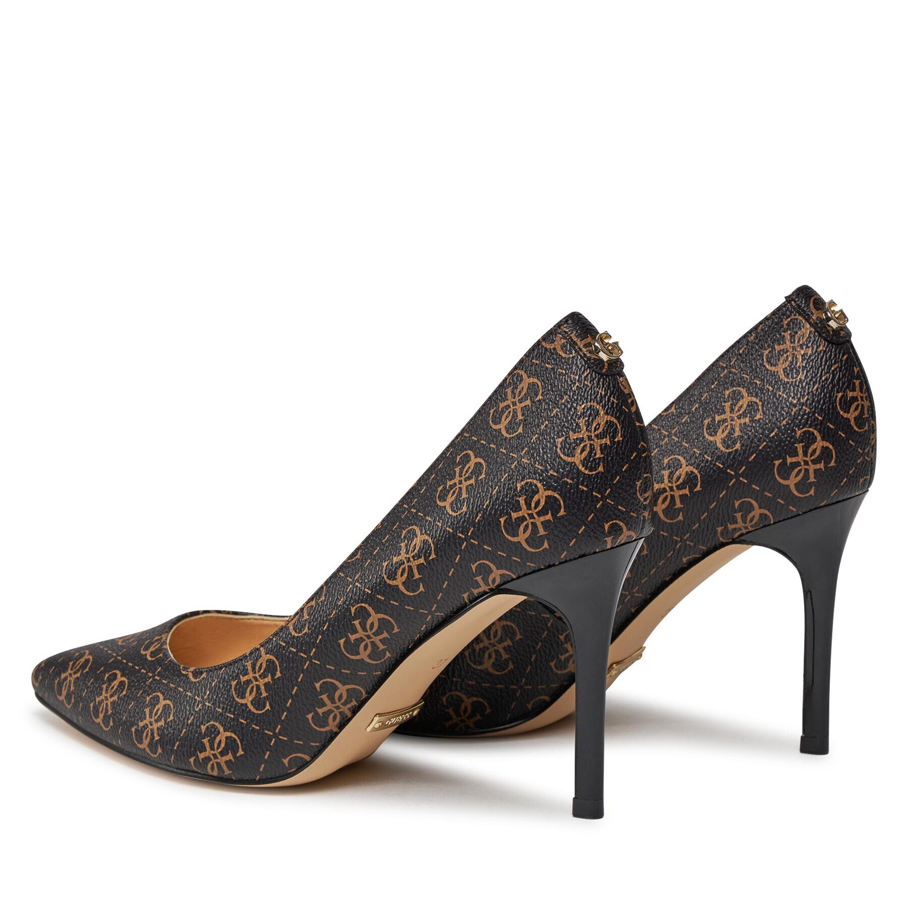 Guess Обувки на ток FL8D11 FAL08 Кафяв - Pepit.bg