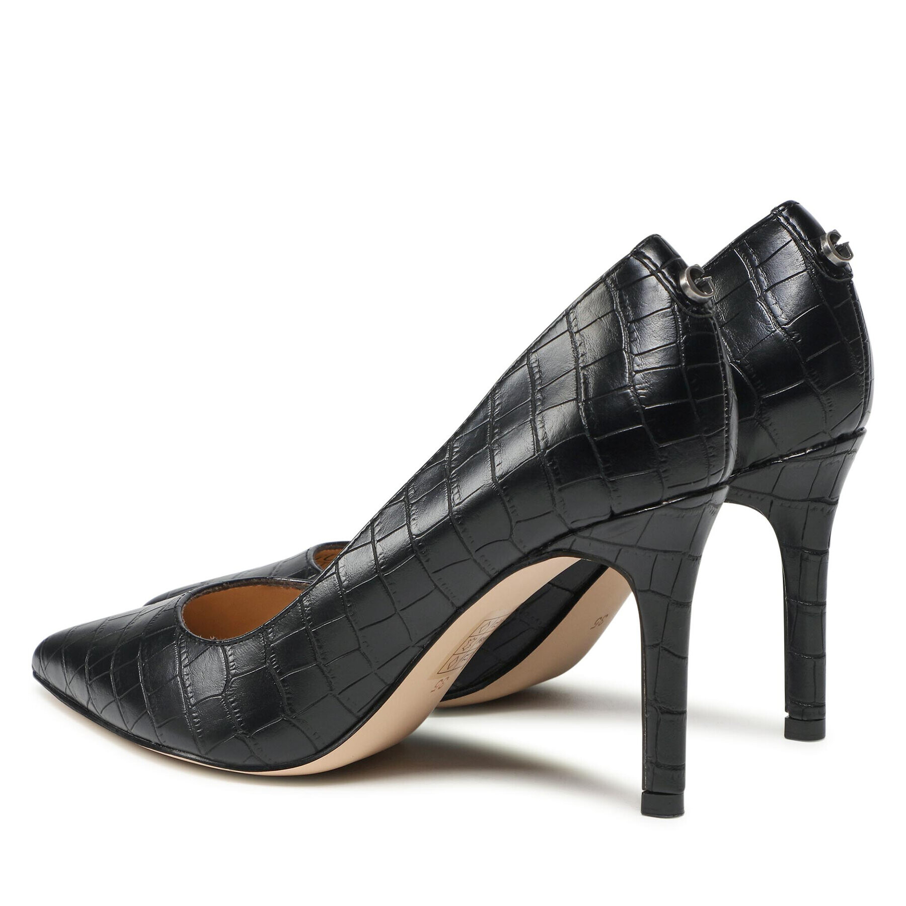 Guess Обувки на ток FL8D12 PEL08 Черен - Pepit.bg