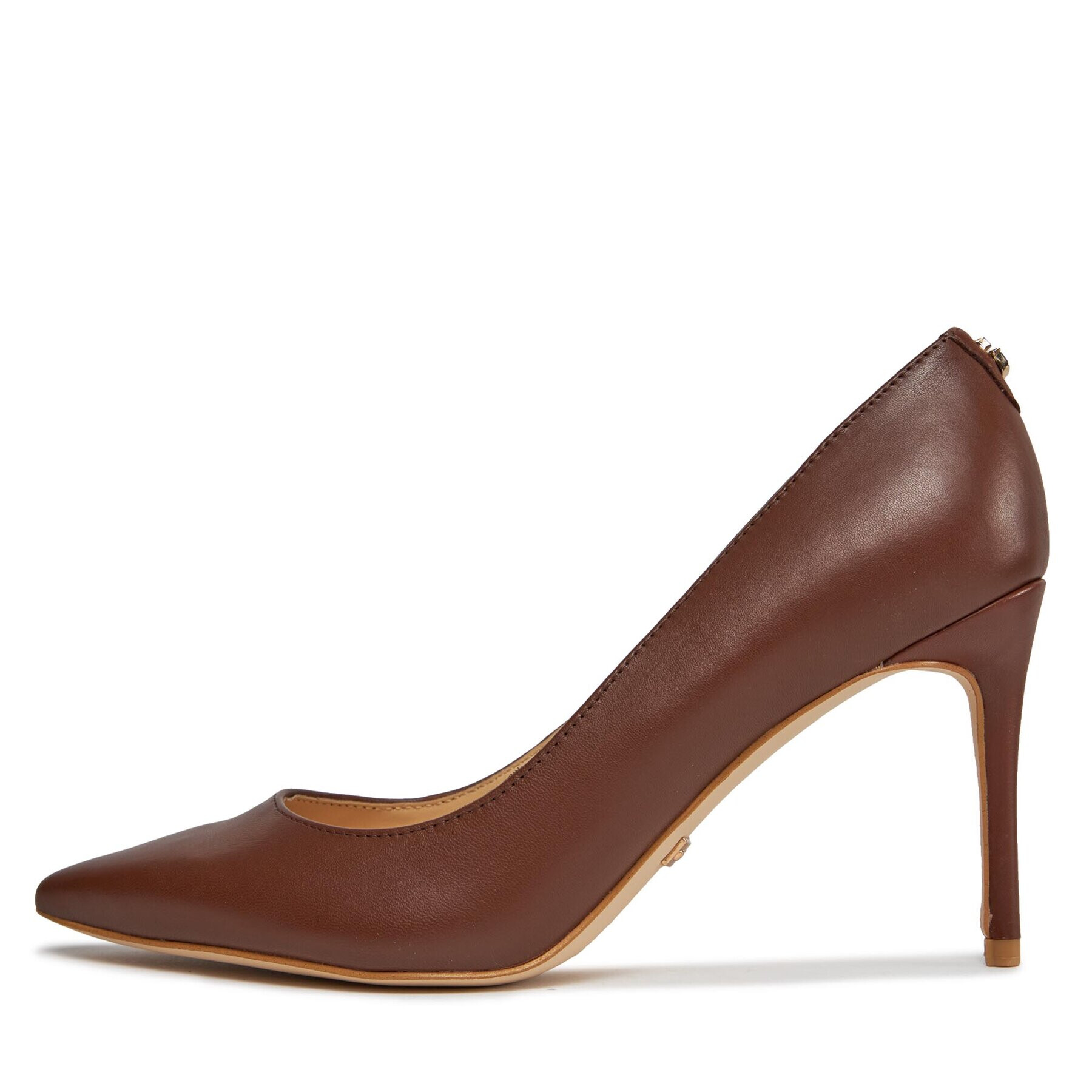 Guess Обувки на ток FL8RI4 LEA08 Кафяв - Pepit.bg