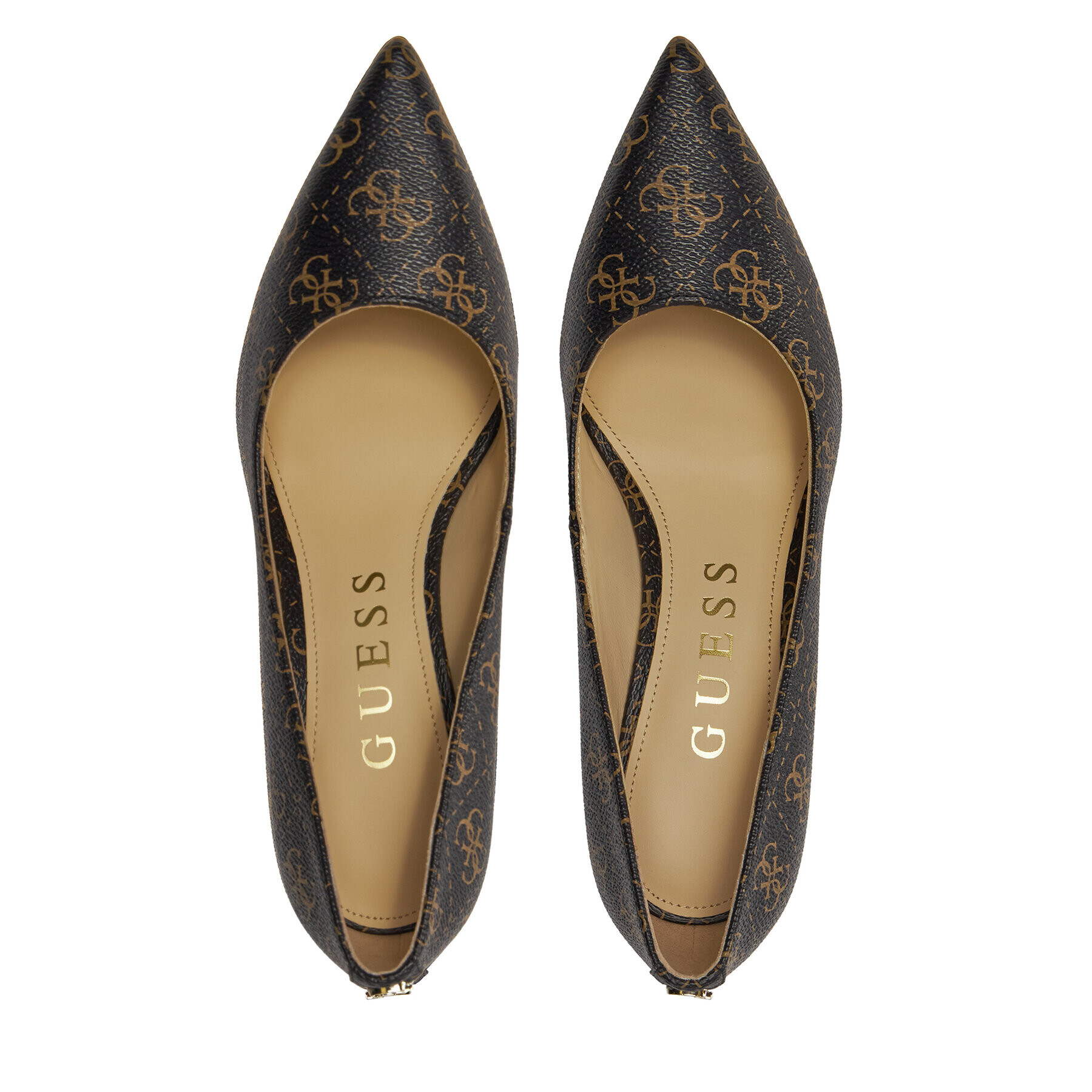 Guess Обувки на ток FLPRC9 FAL08 Кафяв - Pepit.bg