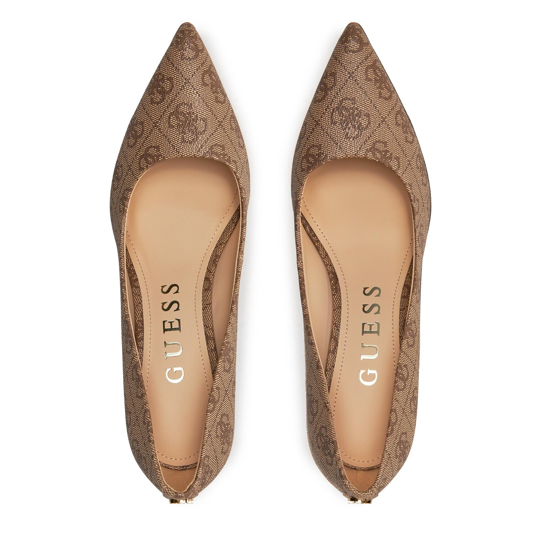 Guess Обувки на ток FLPSB7 FAL08 Бежов - Pepit.bg