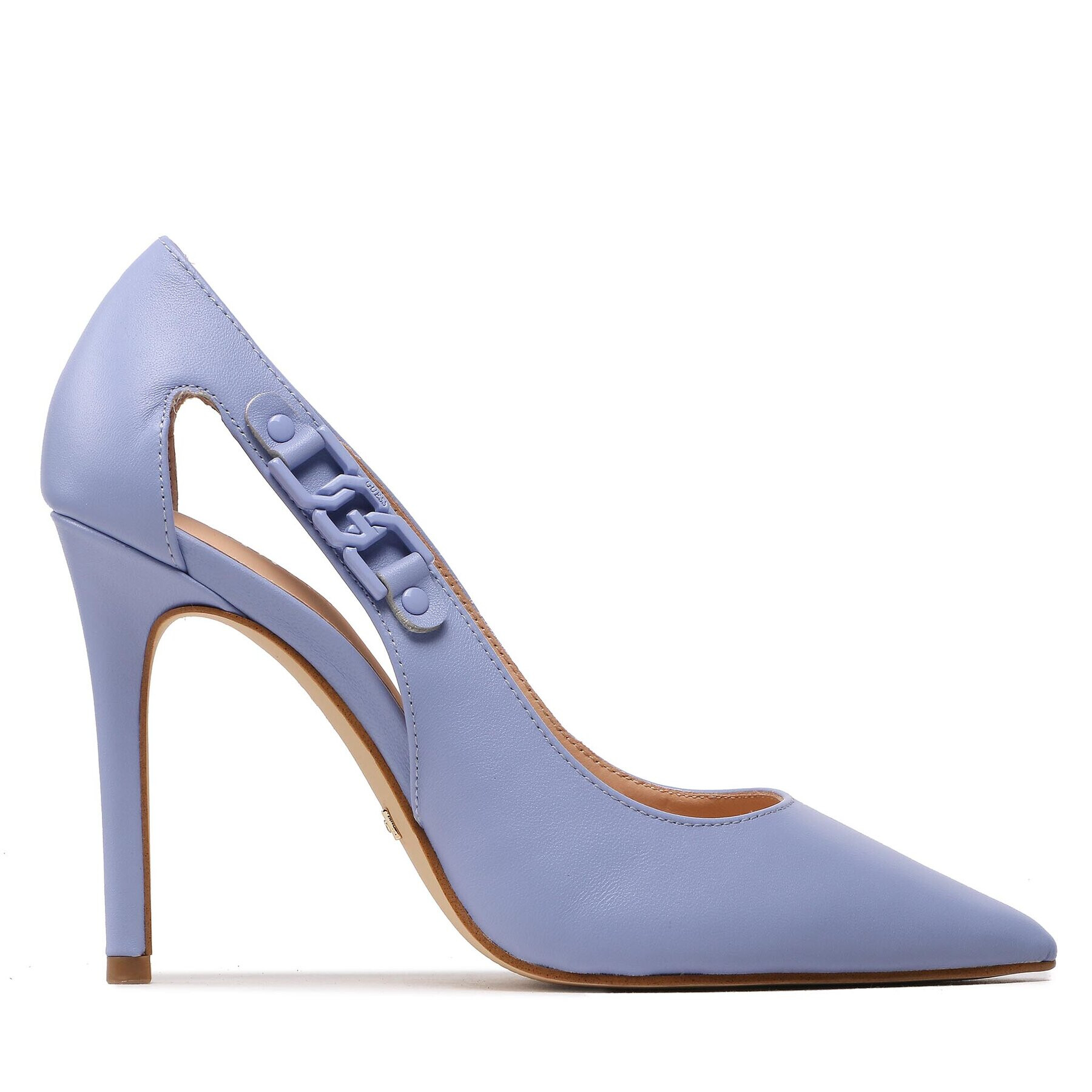 Guess Обувки на ток Gabbi FL5GBB LEA08 Виолетов - Pepit.bg
