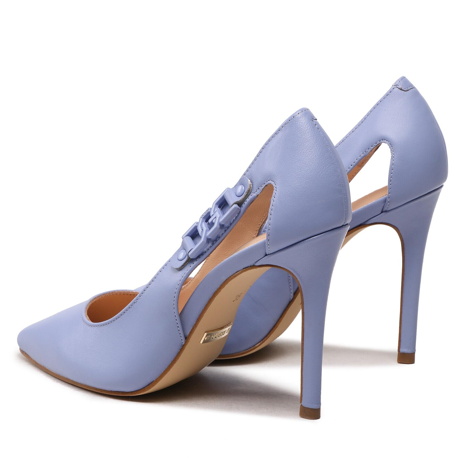 Guess Обувки на ток Gabbi FL5GBB LEA08 Виолетов - Pepit.bg