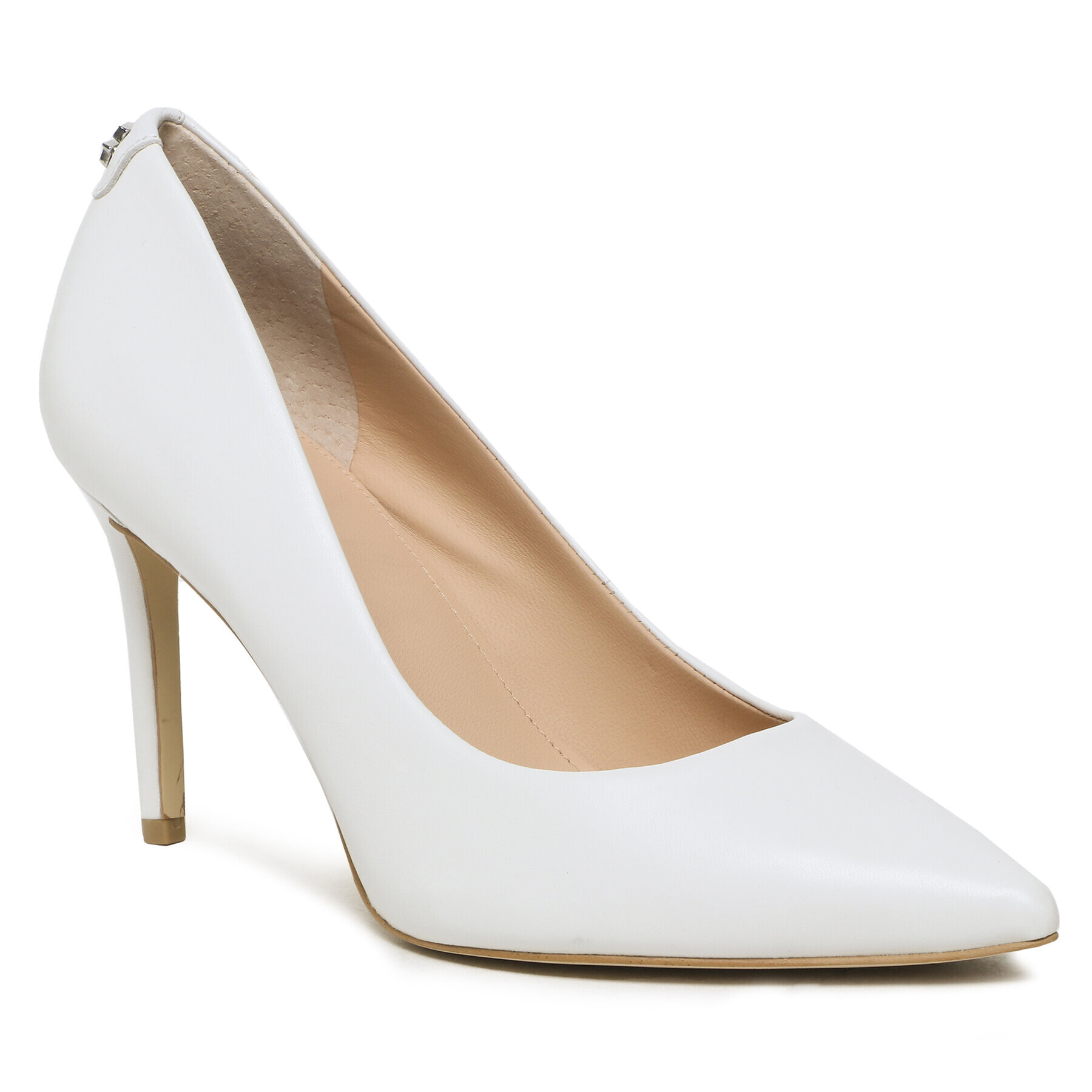 Guess Обувки на ток Piera9 FL5PI9 LEA08 Бял - Pepit.bg